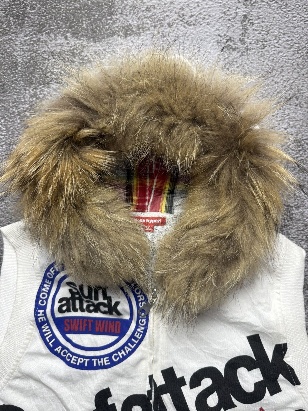 If Six Was Nine Dope hyper fur vest hoodie Size US L / EU 52-54 / 3 - 5 Thumbnail