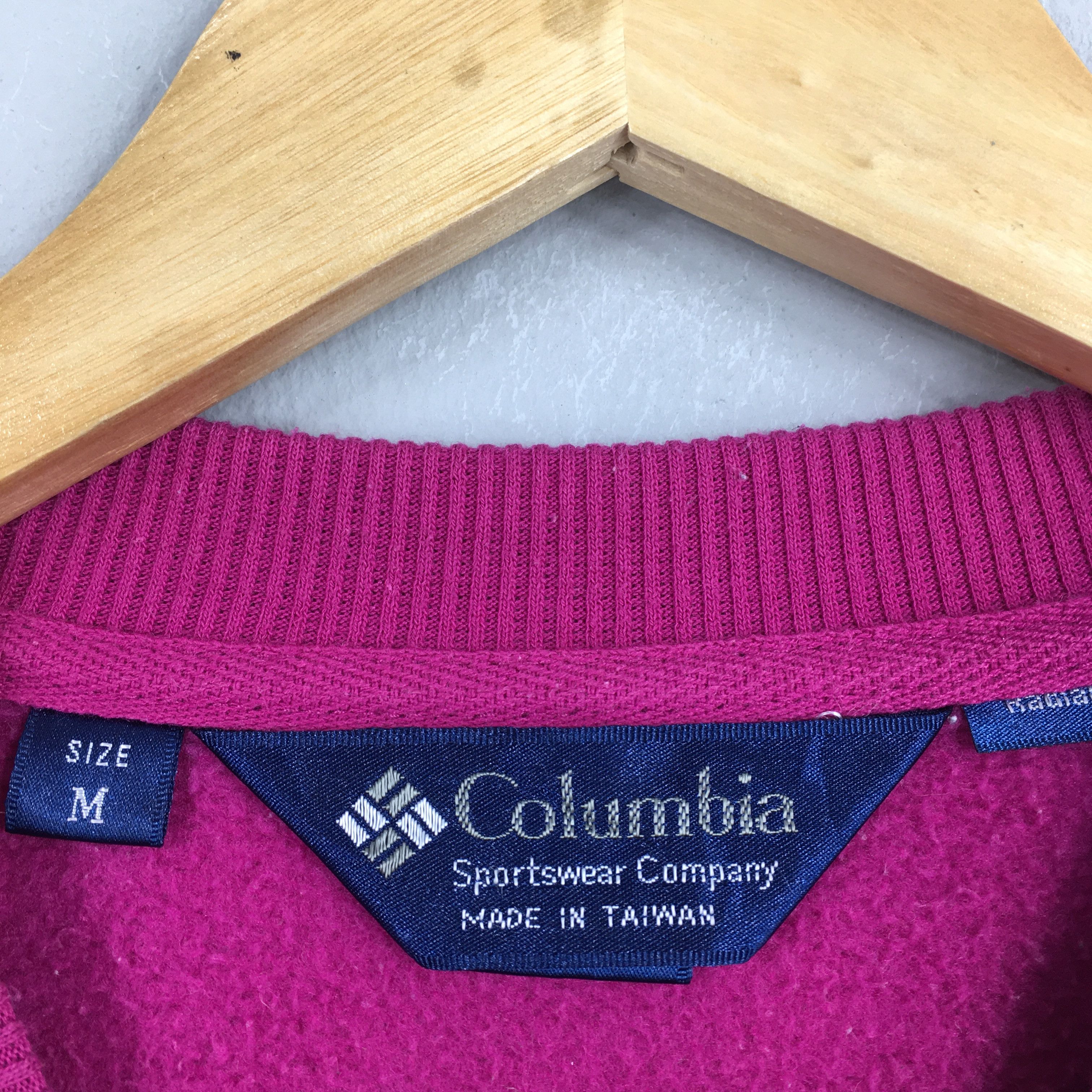 Columbia Vintage Columbia Sportwear Company Pink Sweatshirt M Size US M / EU 48-50 / 2 - 5 Thumbnail