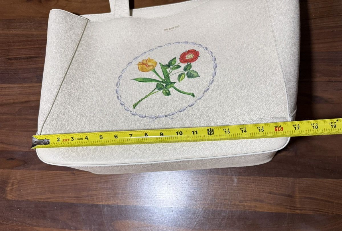 Aime Leon Dore Aime Leon Dore Floral Crest Logo Printed Leather Tote Bag Size ONE SIZE - 10 Thumbnail