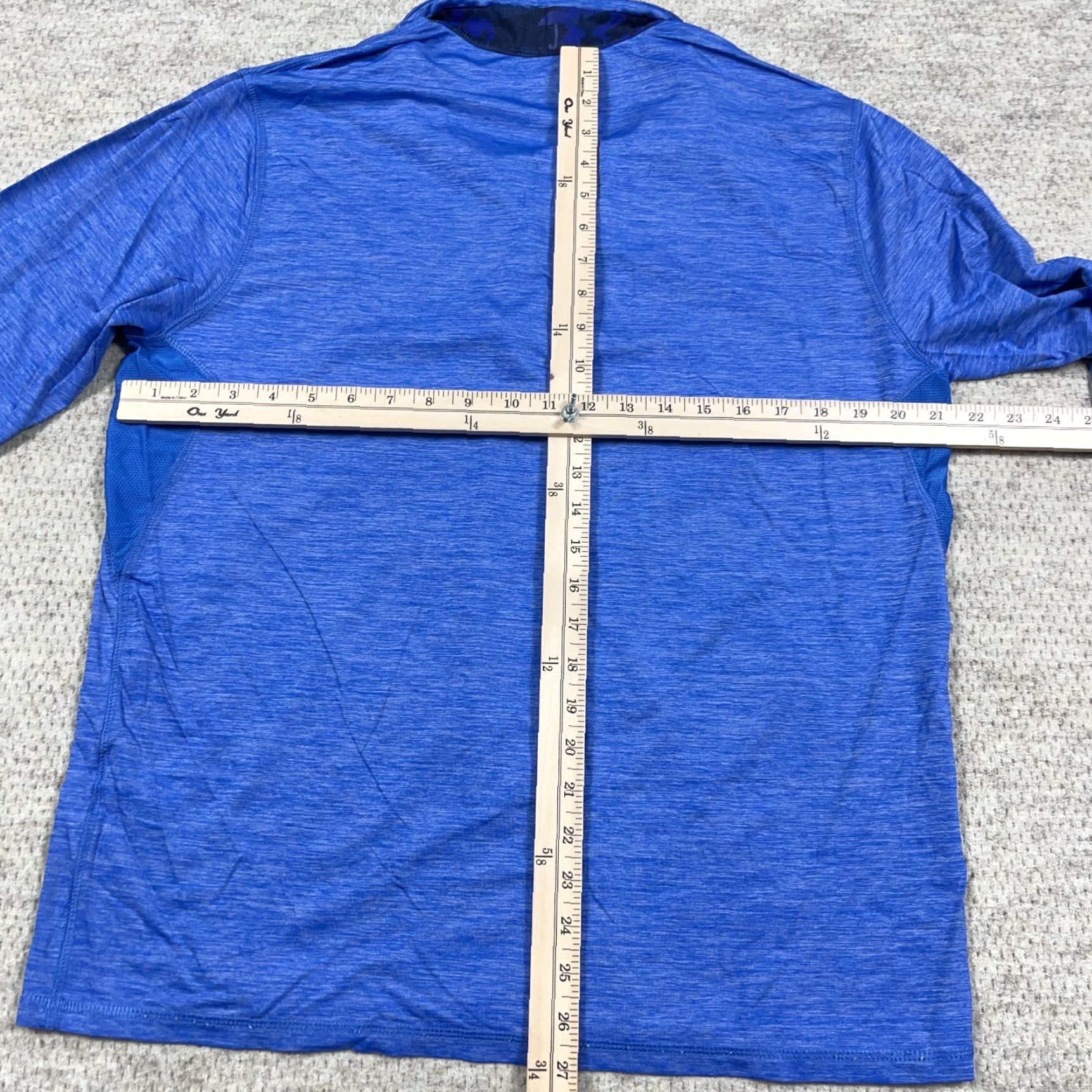 Vintage Greyson Men Sweatshirt Pullover 1/4 Zip Blue Nylon Spandex Fleece Logo Size US L / EU 52-54 / 3 - 7 Thumbnail