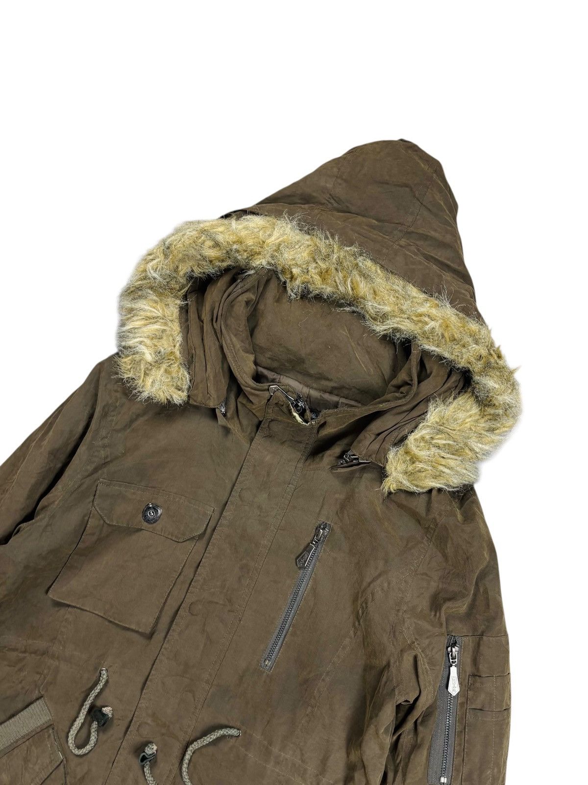 GOA 2000s Berning Sho - Apocalypse Style Fur Hoodie Jacket Size US M / EU 48-50 / 2 - 7 Thumbnail