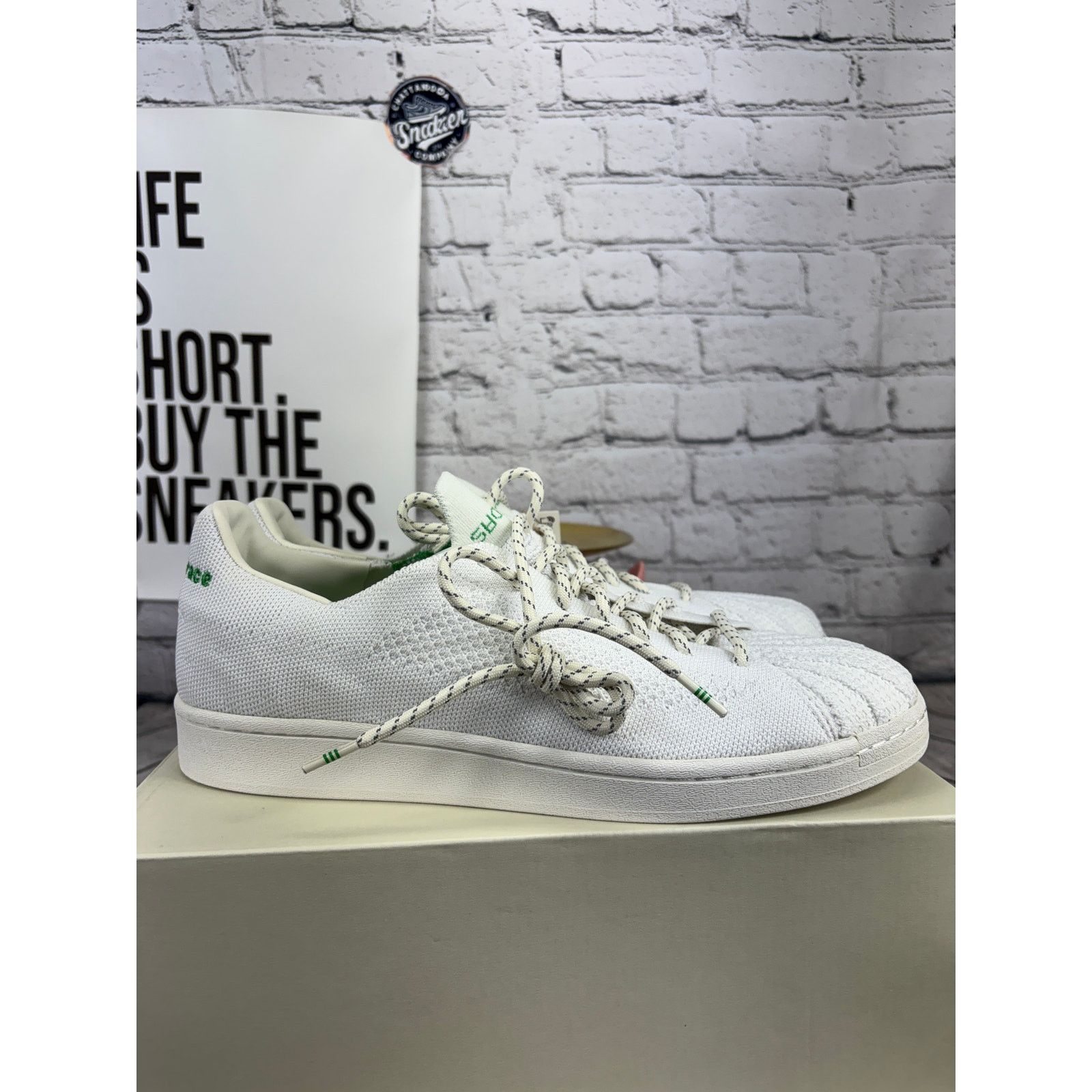 Adidas Adidas x PW Human Race Superstar Primeknit Mens 13 Shoes Size US 13 / EU 46 - 5 Thumbnail