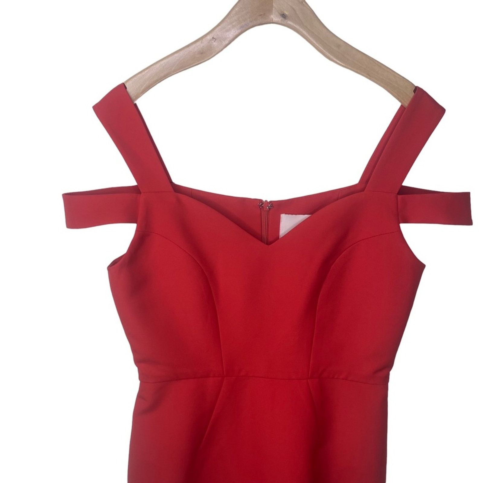 Other AIJEK VALENCIA WAVE COLD SHOULDER DRESS Rogue Red Size 2 Size XS / US 0-2 / IT 36-38 - 6 Thumbnail