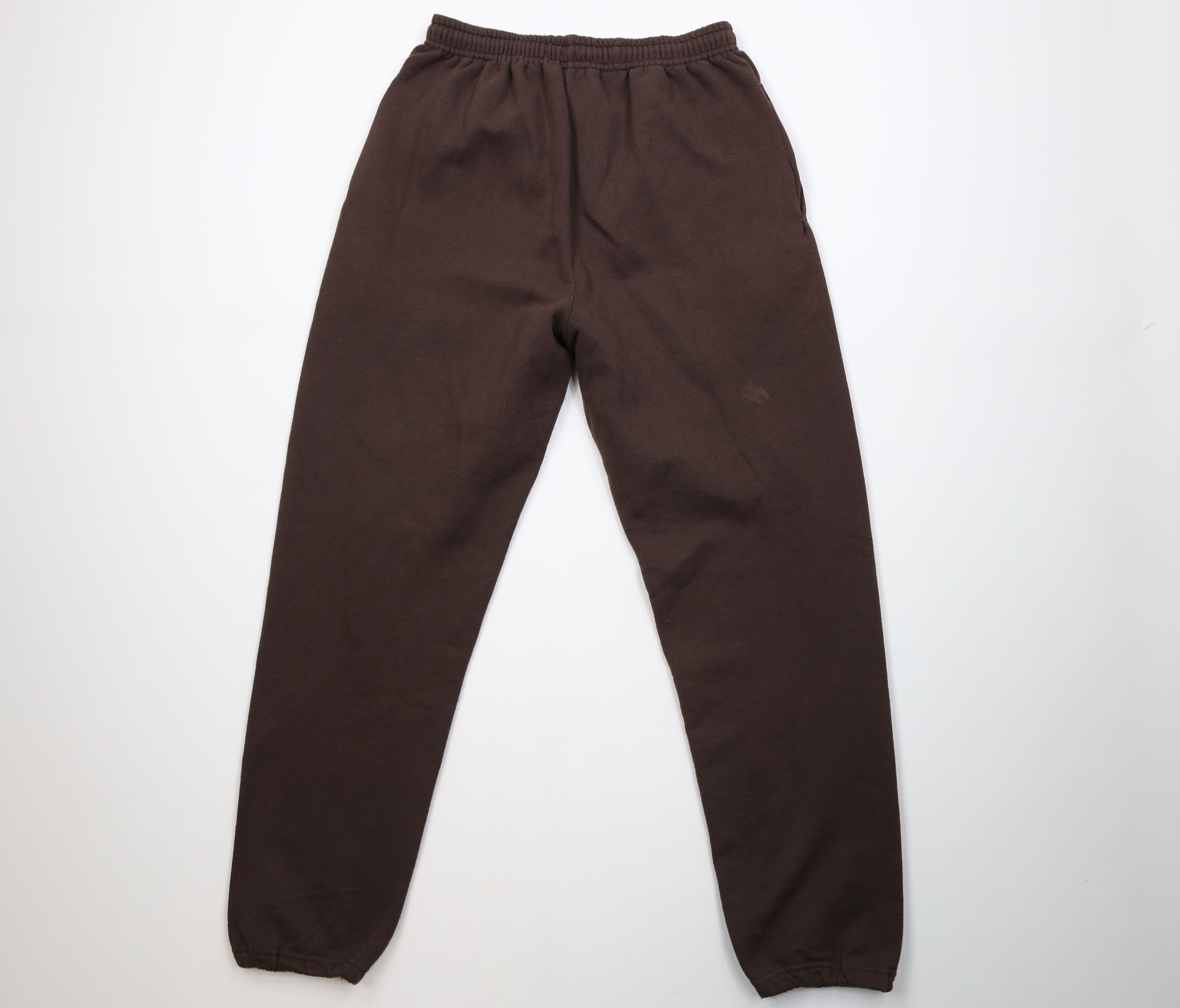 Vintage Vintage Y2K Streetwear Blank Sweatpants Joggers Brown Size US 34 / EU 50 - 12 Thumbnail