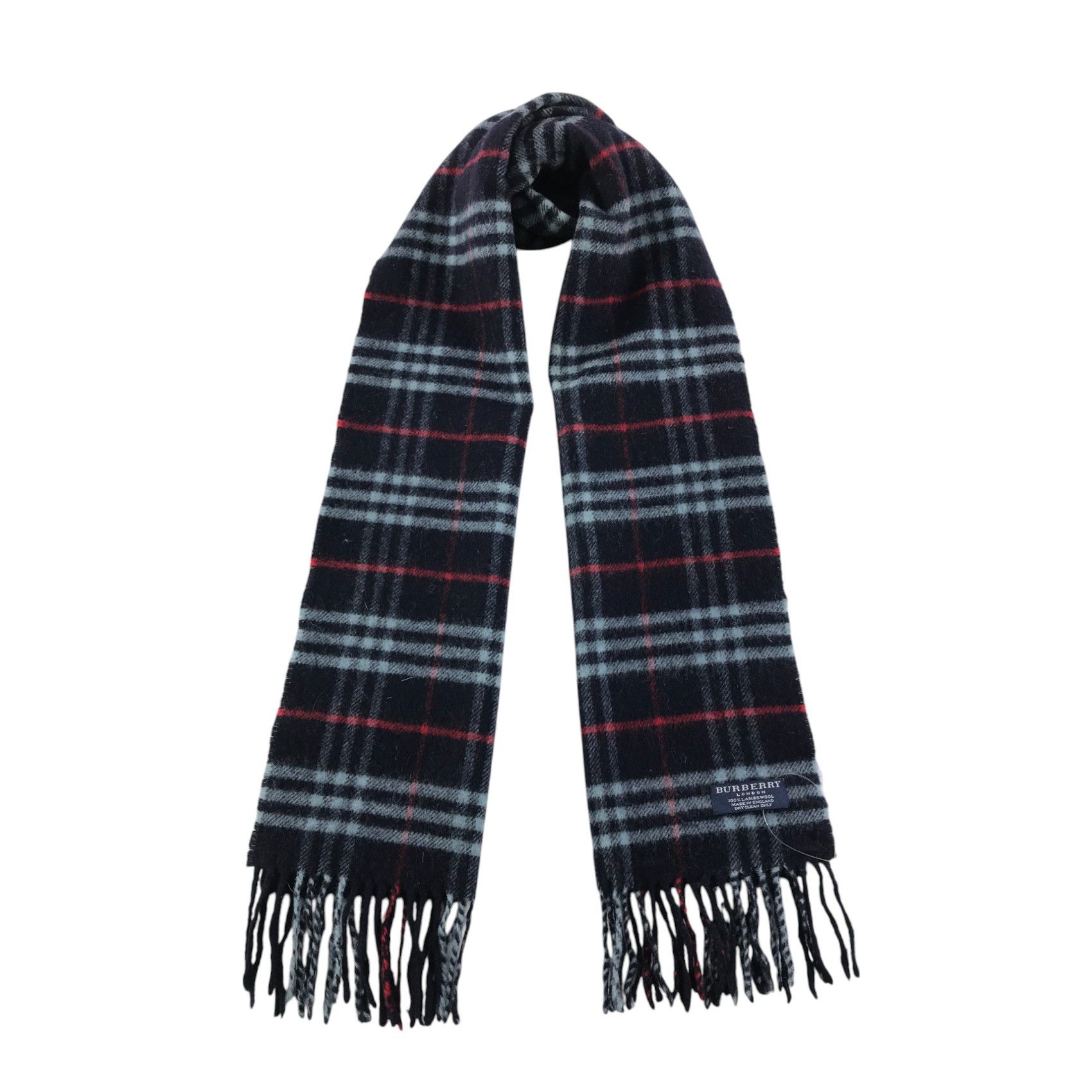 Burberry × Vintage Burberry Scarf / Muffler / Neckwear - WW2707 Size ONE SIZE - 1 Thumbnail