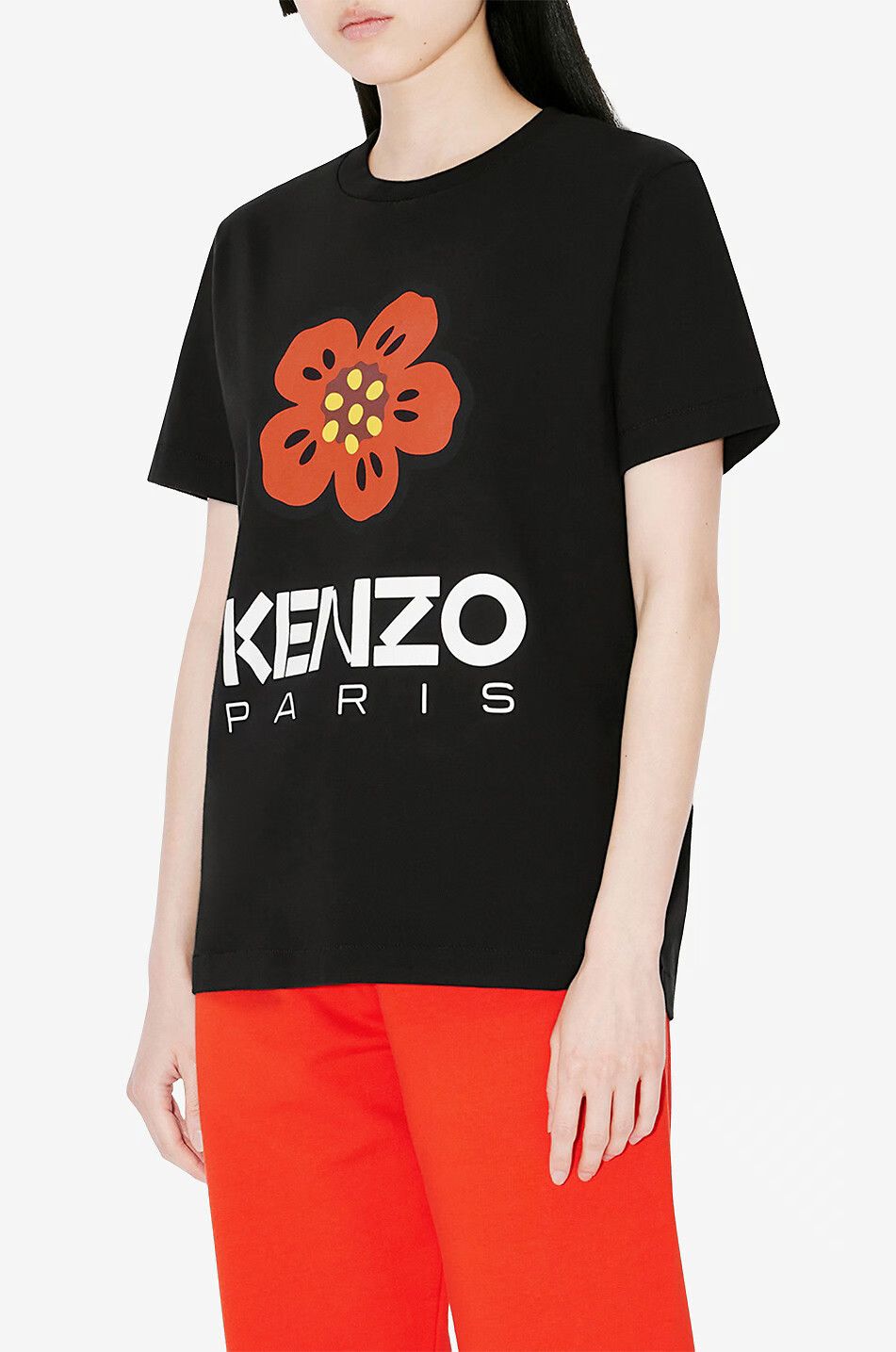 Kenzo o1s22i1n0125 Boke Flower Printed T-Shirt in Black Size XS / US 0-2 / IT 36-38 - 3 Thumbnail