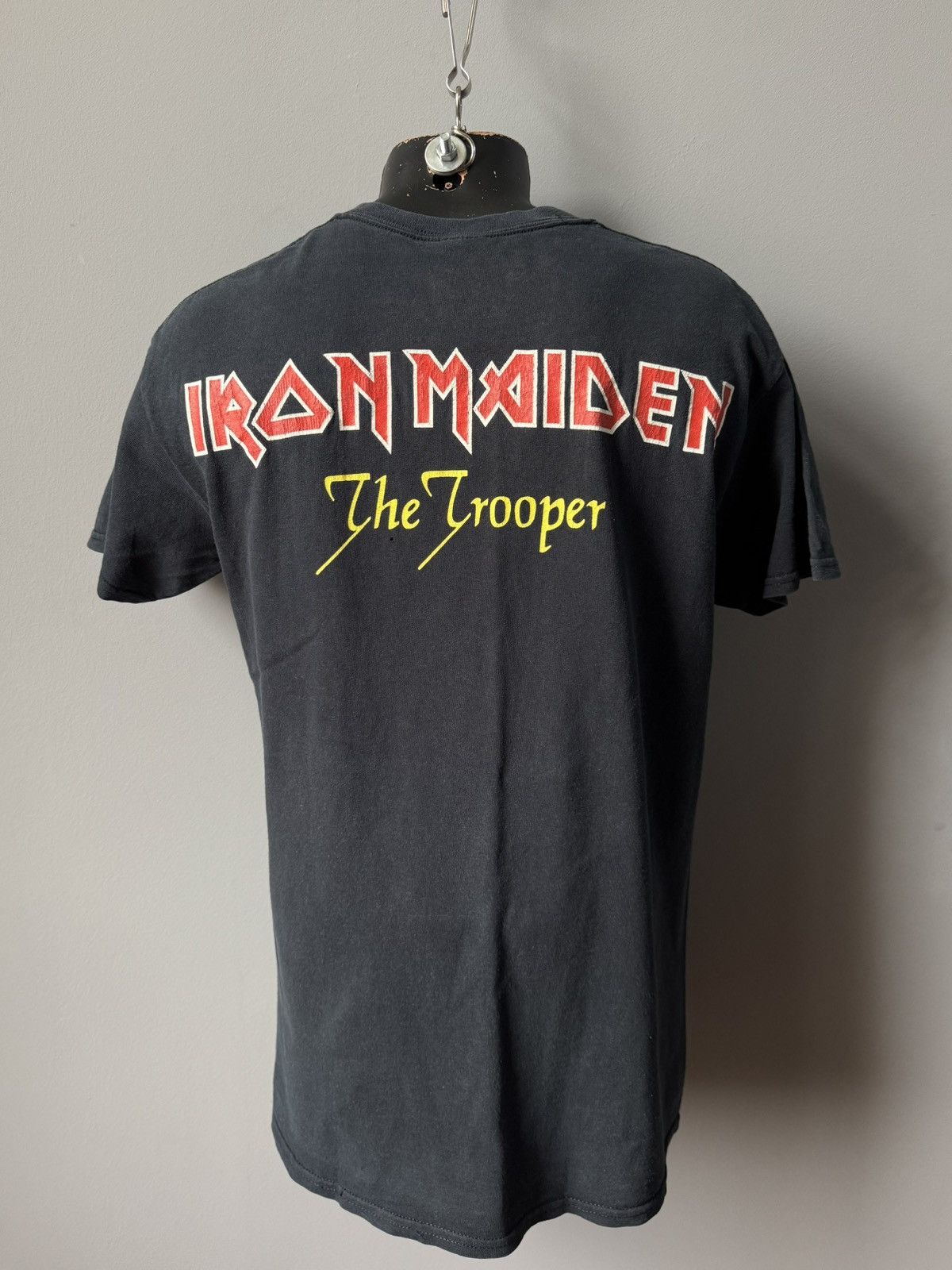 Gildan Vintage Iron Maiden T-Shirt Black 90s Band Tee Rock Size US M / EU 48-50 / 2 - 12 Thumbnail