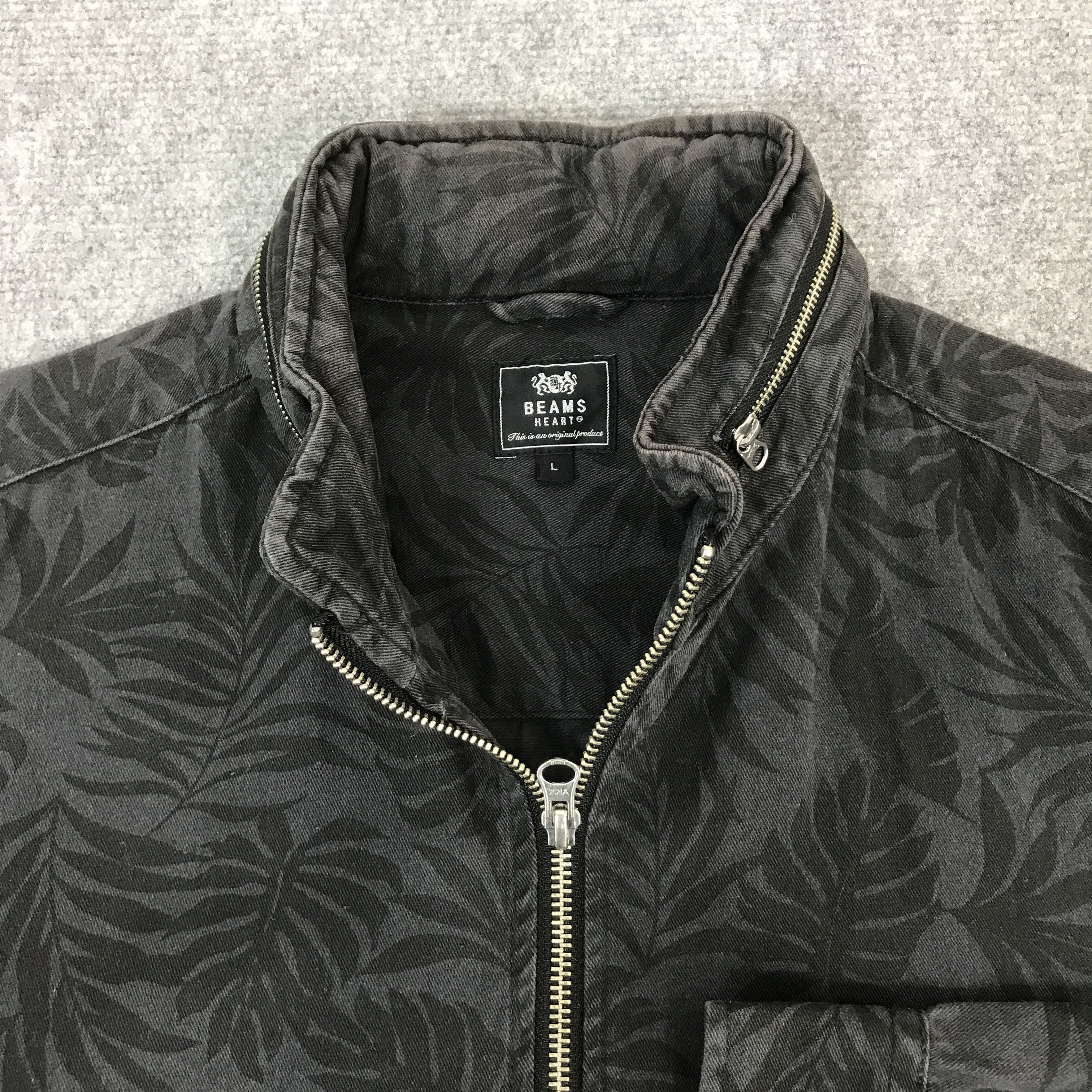 Beams Japan BEAMS HEART BLACK FADED JACKET Size US L / EU 52-54 / 3 - 8 Thumbnail