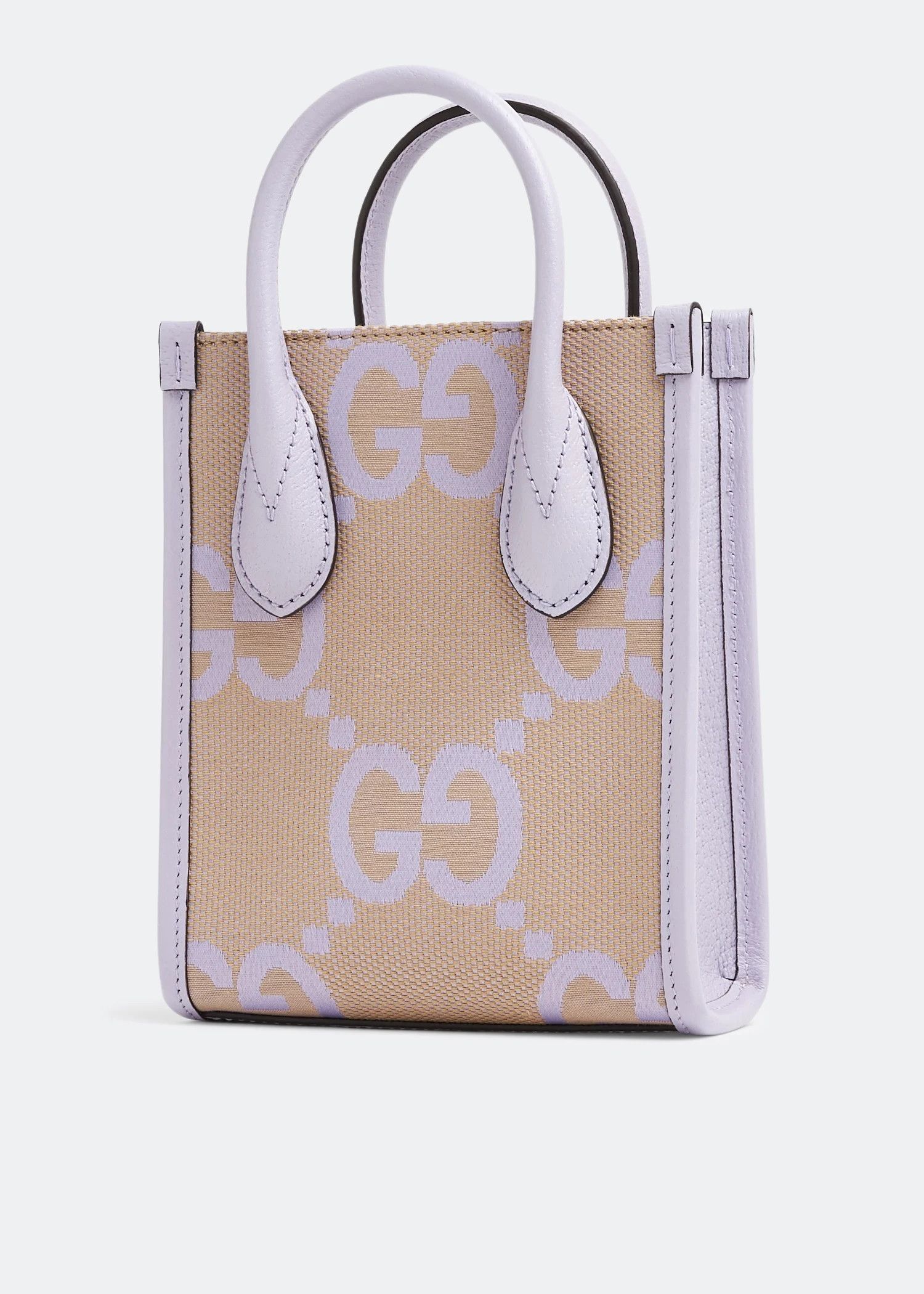 Gucci o1s1wg110125 Size: OS / Jumbo GG Mini Tote Bag Beige/Lilac Size ONE SIZE - 3 Thumbnail