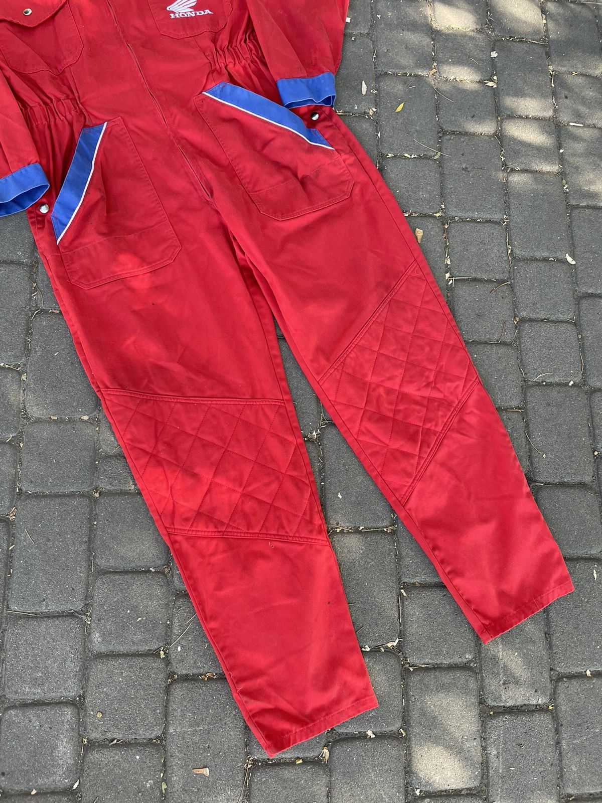 Honda × Vintage Vintage Honda Racing Overalls Jumpsuits Very Rare Size US 38 / EU 54 - 4 Thumbnail