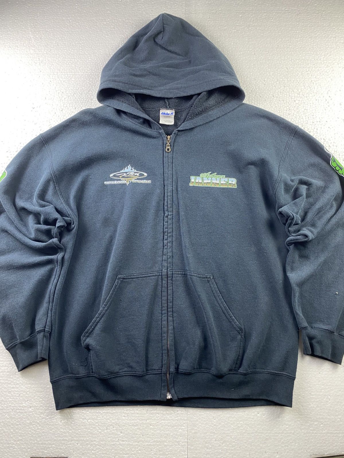 Designer × Vintage Hoddie Zipper Trucker Anthony Janner (A2) Size US L / EU 52-54 / 3 - 1 Thumbnail