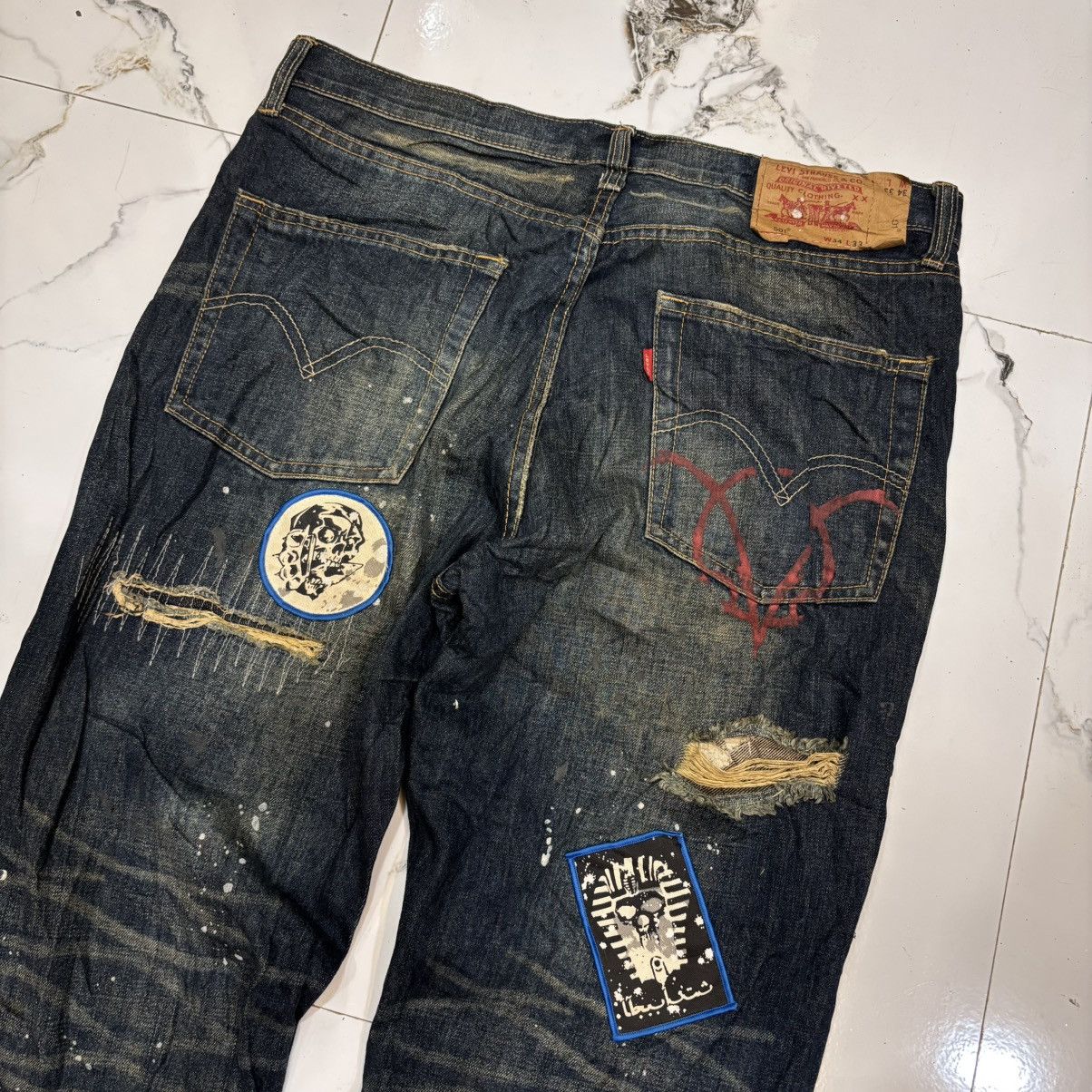 CLOT × Levi's Levi’s 501 x Clot x Devilock Size US 34 / EU 50 - 3 Thumbnail