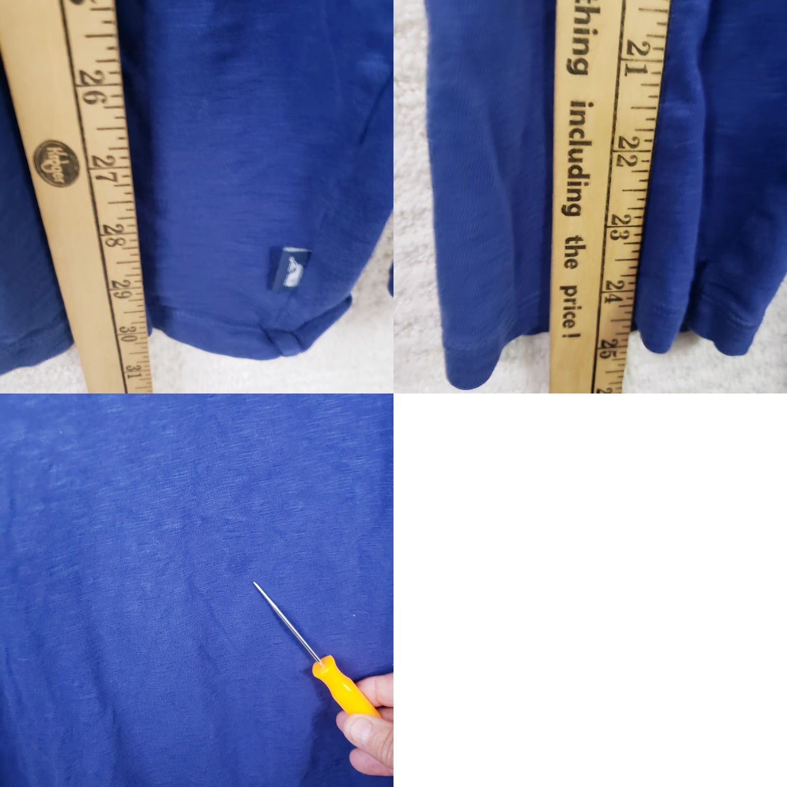 Vineyard Vines Vineyard Vines Men's Henley Shirt XL Blue Whale Long Sleeve T-Shirt Men Size US XL / EU 56 / 4 - 9 Thumbnail