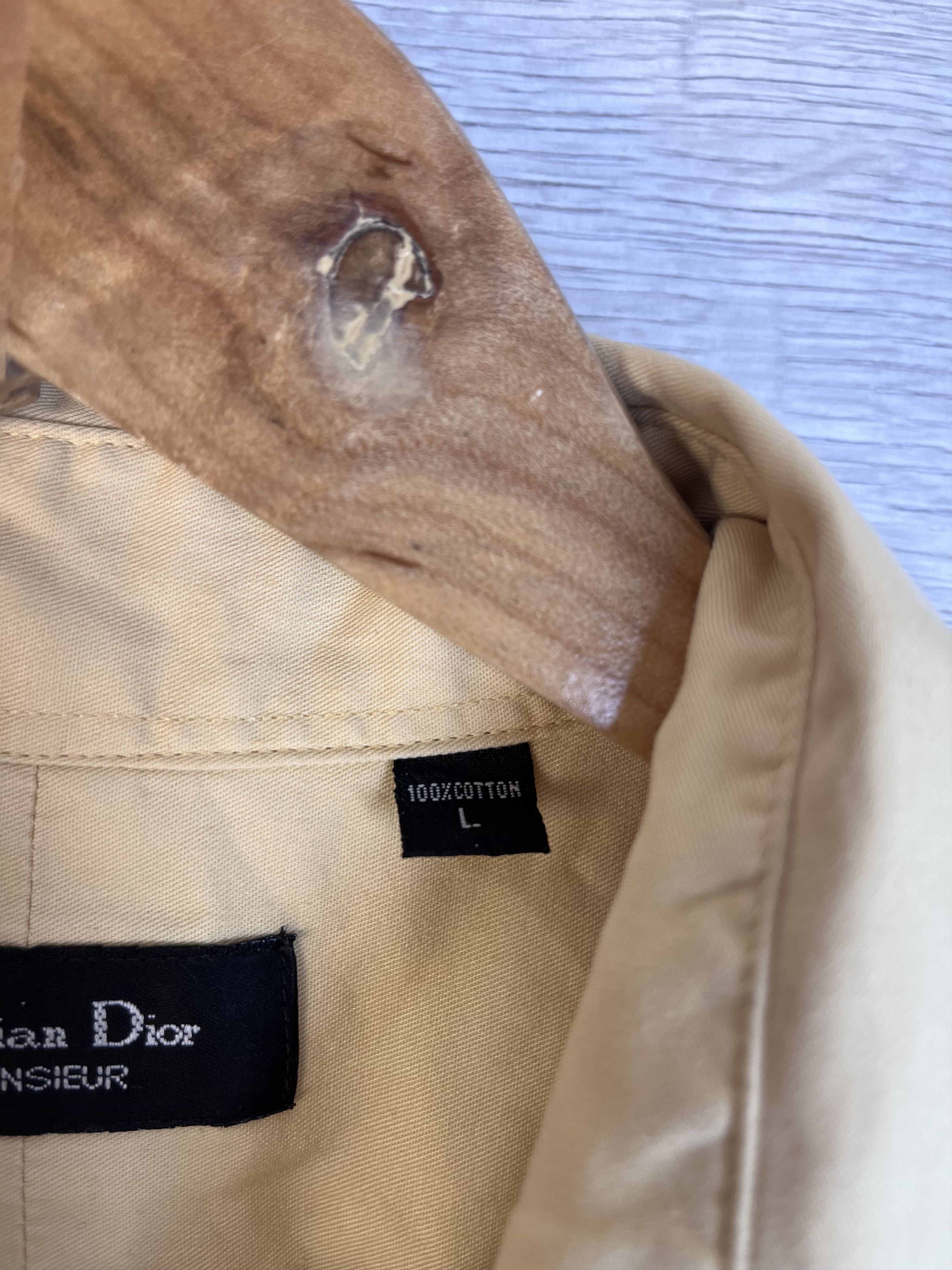Other Vintage Button Down Shirt Christian Dior Monsievr size L Size US L / EU 52-54 / 3 - 12 Thumbnail