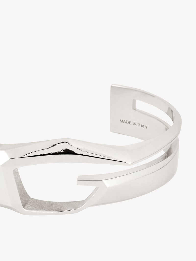 Givenchy o1n1vont0326 Size:2/Giv Cut Bracelet in Silver Size ONE SIZE - 3 Thumbnail