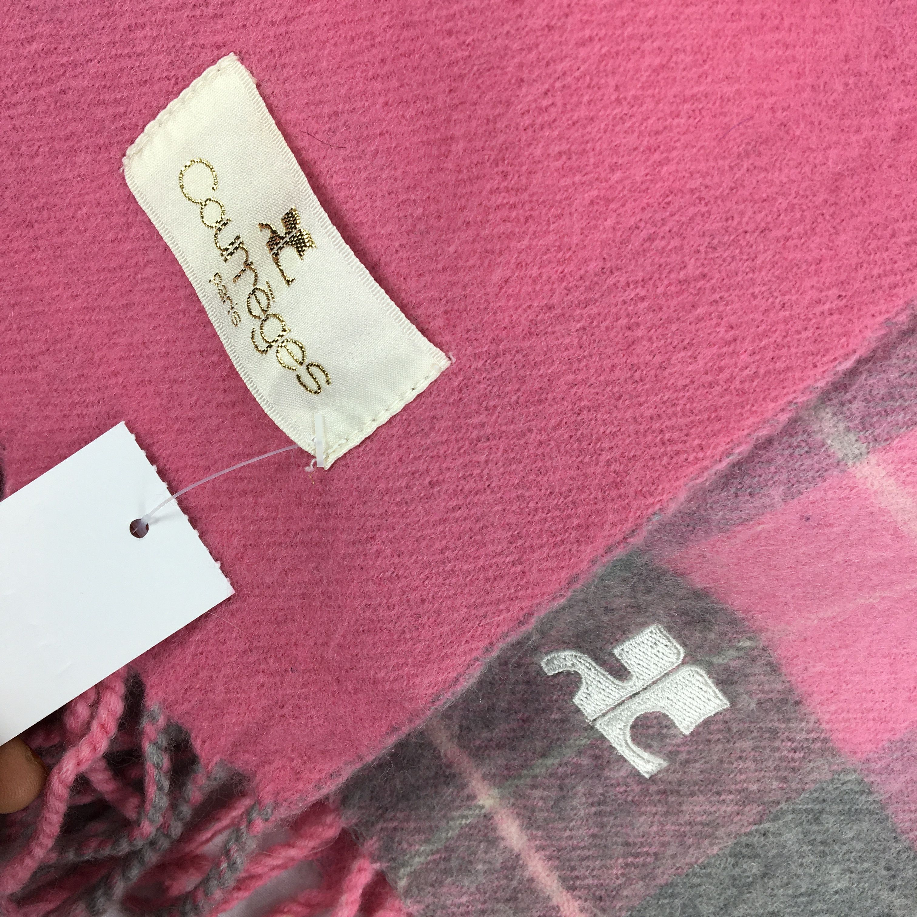 Courreges Vintage Wool Scarf Winter Scarves 56789 Size ONE SIZE - 4 Thumbnail