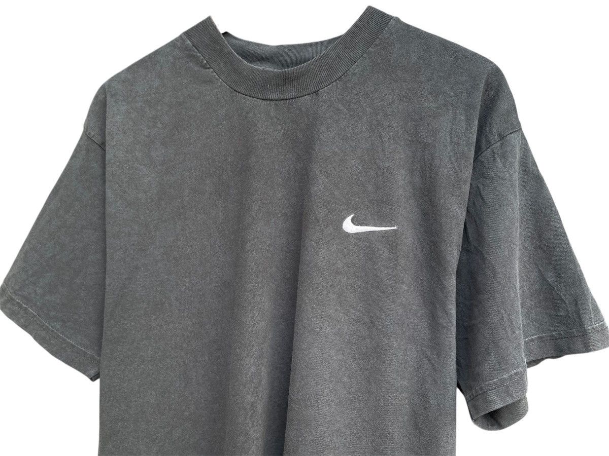 Nike × Vintage Vintage Nike Shirt Faded Black Swoosh Logo | Made in Turkey Size US M / EU 48-50 / 2 - 3 Thumbnail