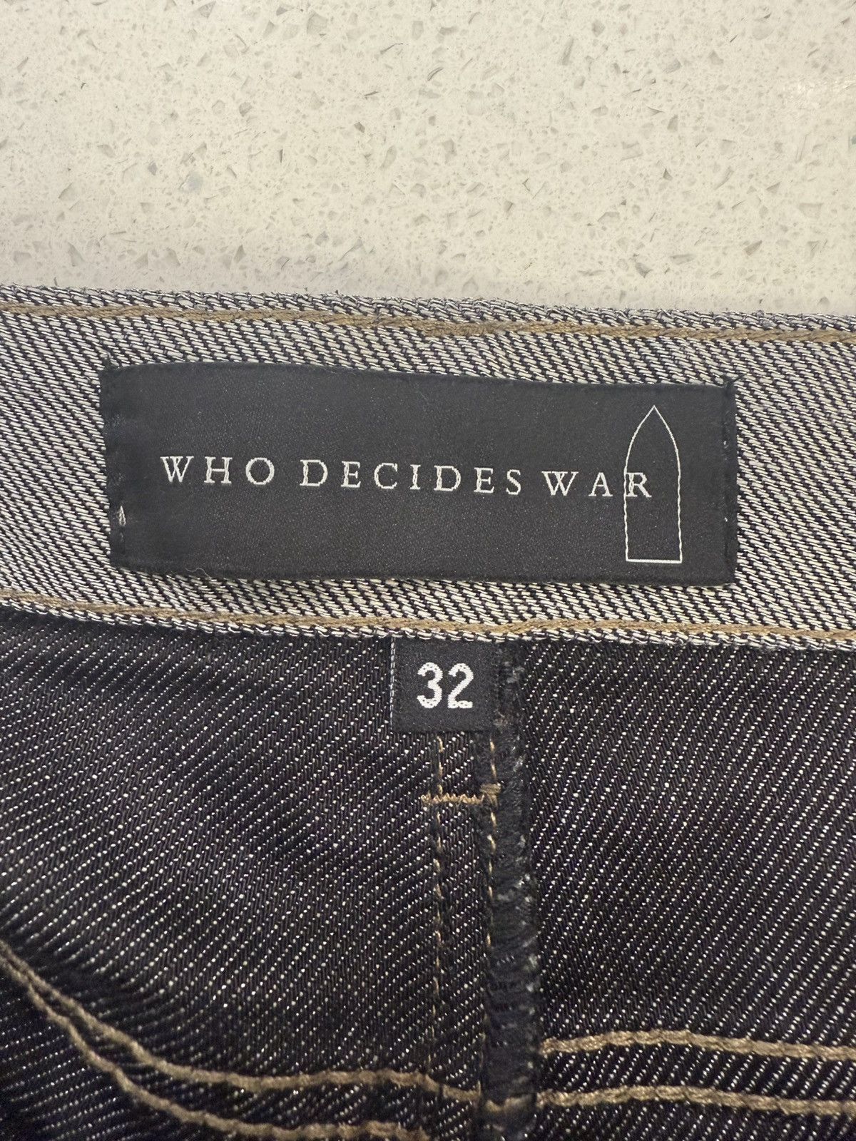 Who Decides War Who Decides War Vintage Grey Patch Jeans Size US 28 / EU 44 - 7 Thumbnail