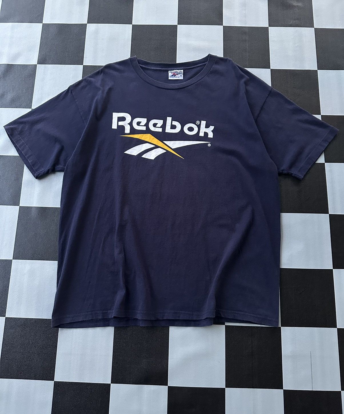 Reebok Vintage Reebok Oversize Big Logo A504 Size US XL / EU 56 / 4 - 1 Thumbnail