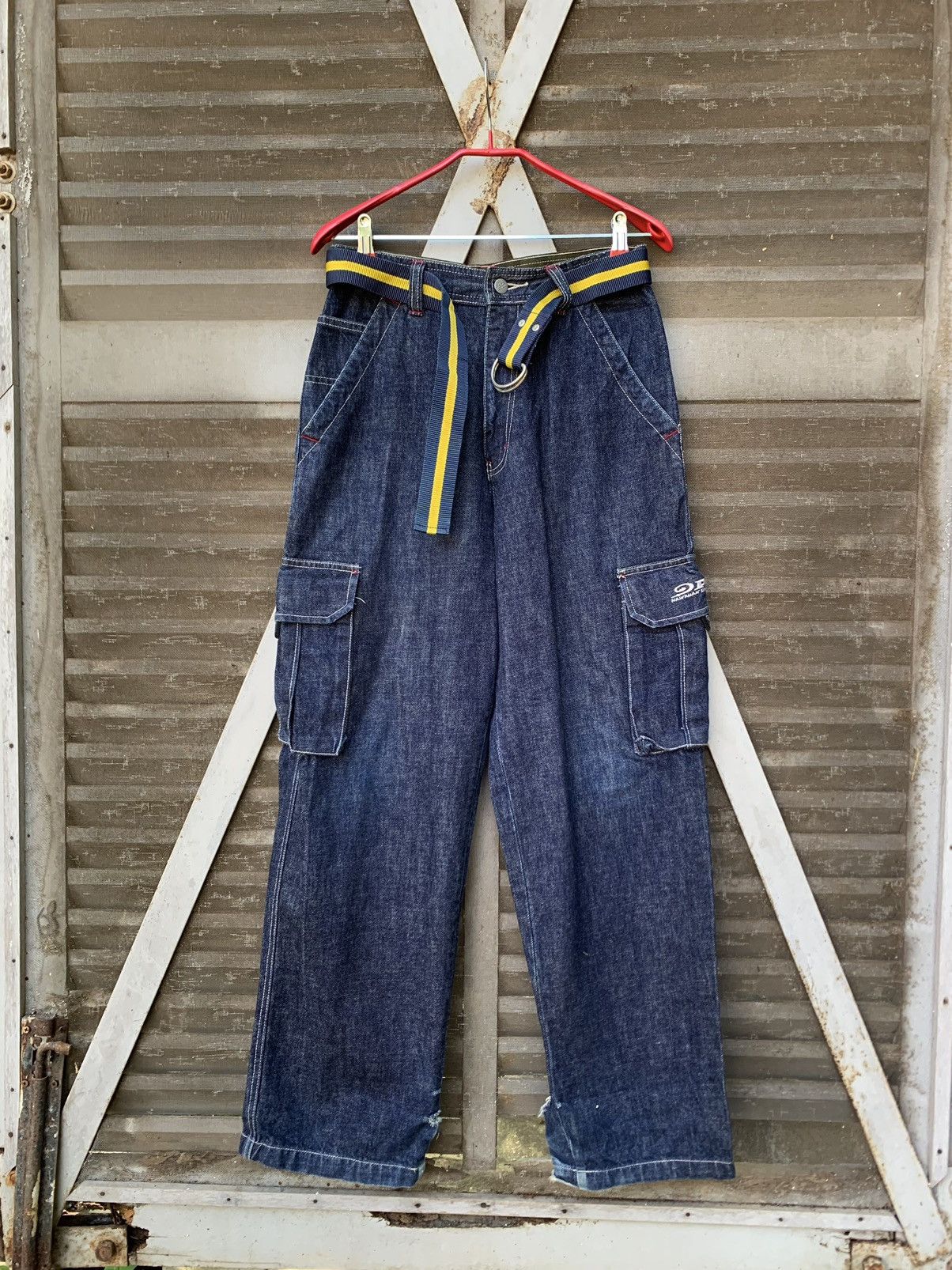 Vintage 👹Vintage Y2K Piko Hawaiian Longboard Baggy Denim Size US 29 - 4 Thumbnail