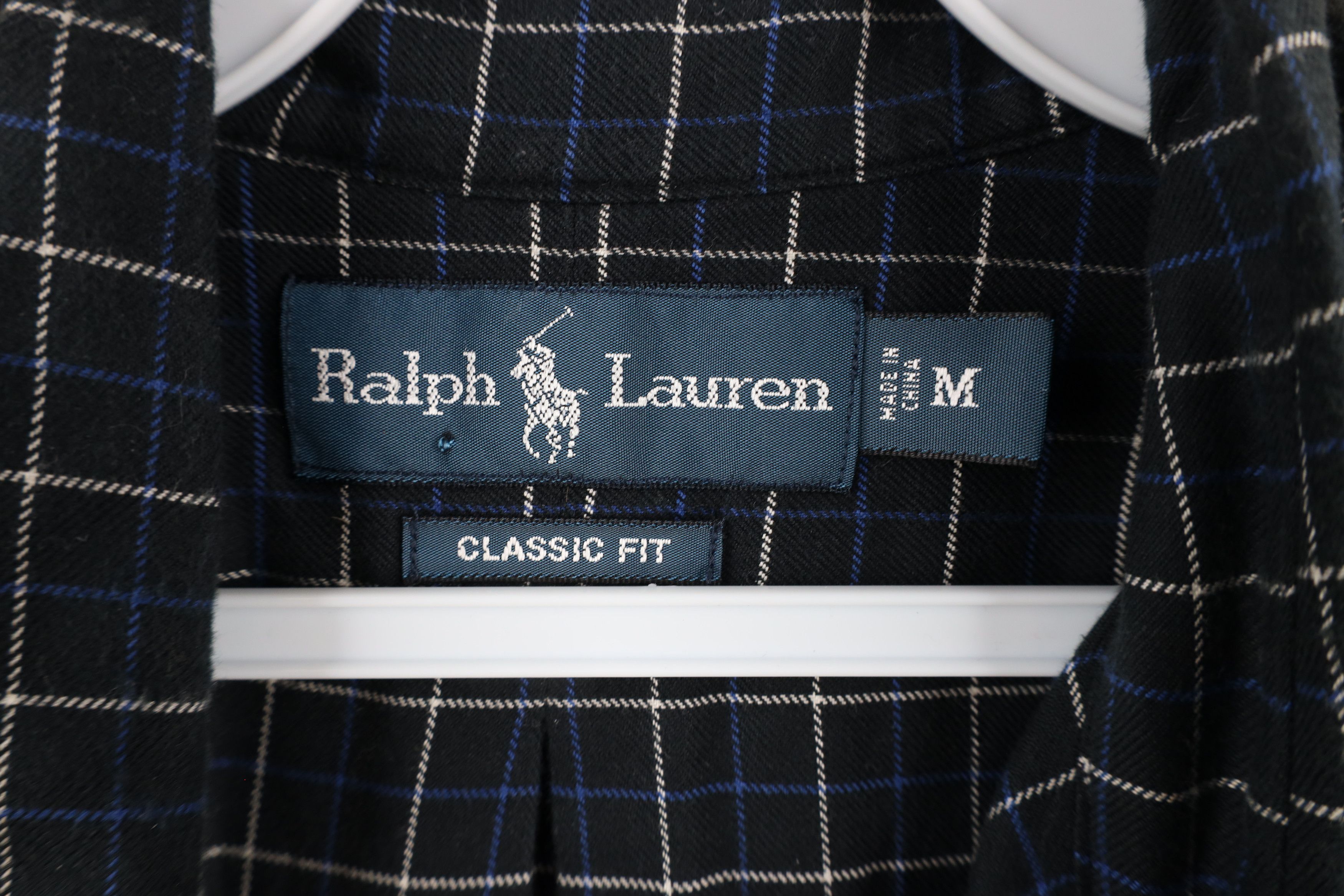 Ralph Lauren × Vintage Vintage 90s Ralph Lauren Flannel Collared Button Down Shirt Size US M / EU 48-50 / 2 - 5 Thumbnail