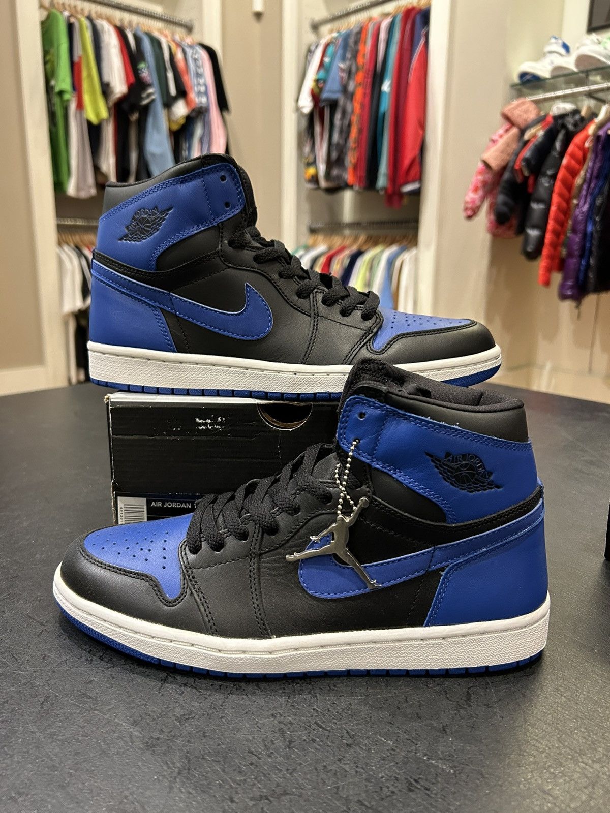 Jordan Brand Jordan 1 Retro ‘Black Royal Blue’ 2001 Size US 8.5 / EU 41-42 - 1 Thumbnail