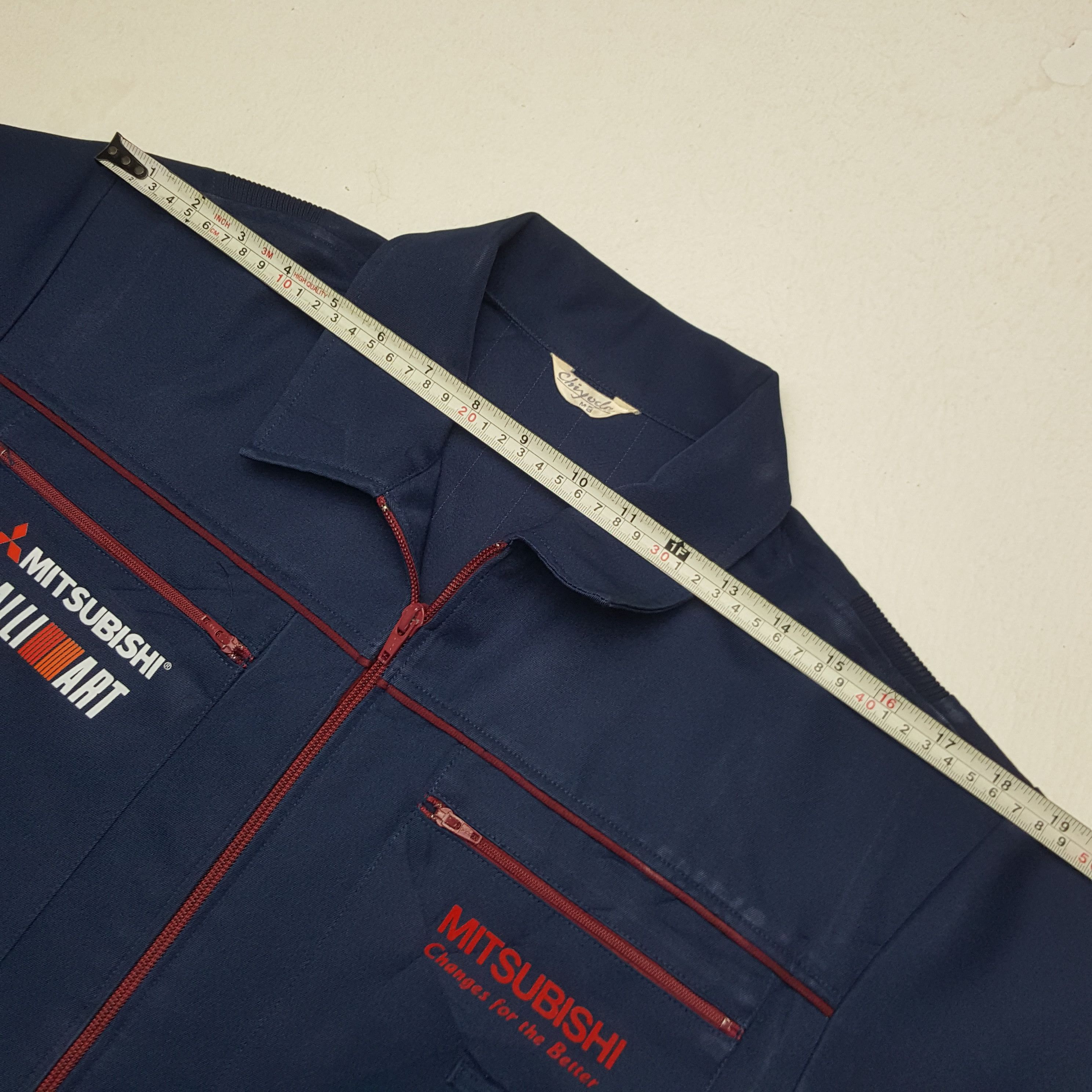 Japanese Brand × Vintage Vintage Mitsubishi Ralli Art Japanese Racing Custom Jacket Size US M / EU 48-50 / 2 - 6 Thumbnail