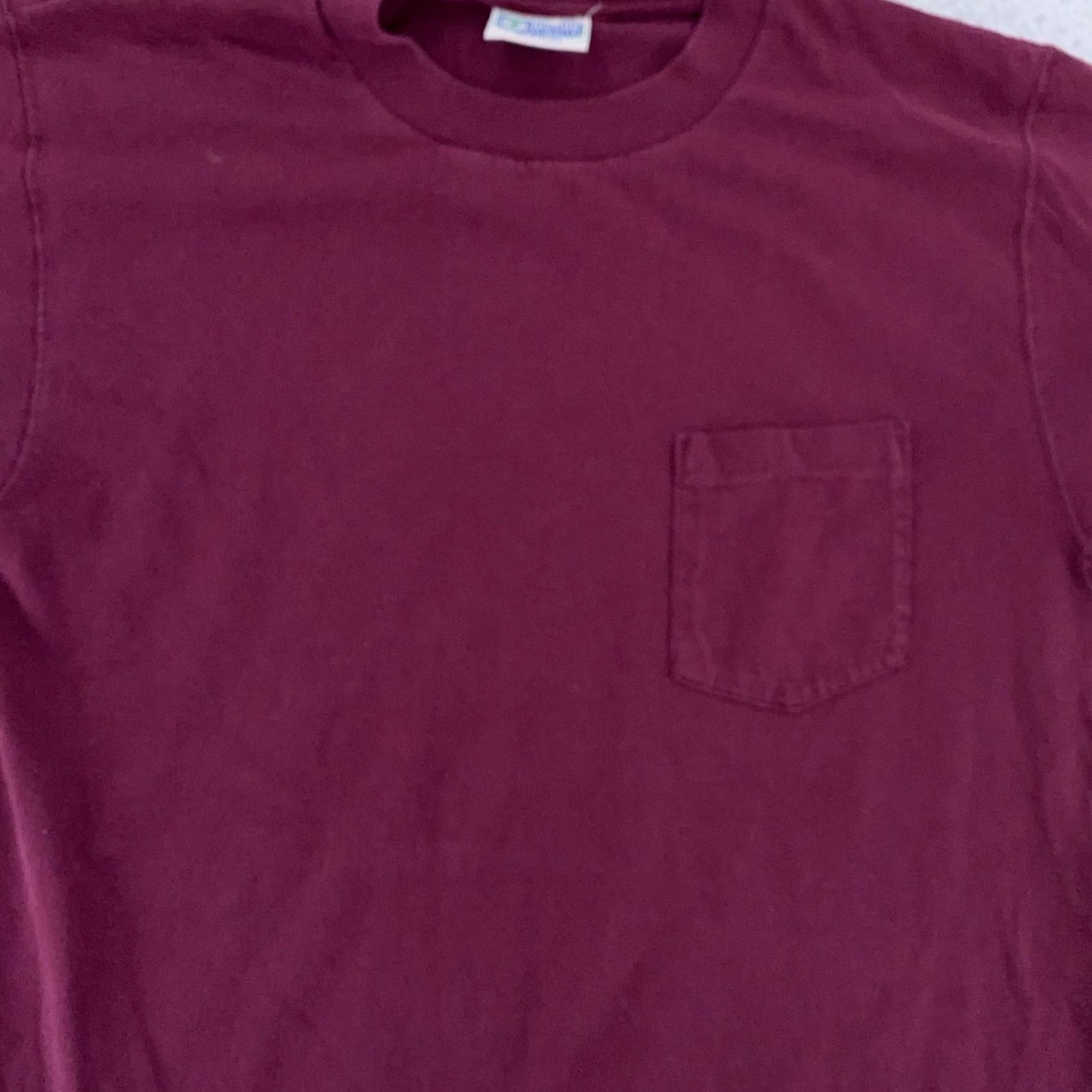 Vintage VINTAGE Discus Athletic Shirt Mens Medium Pocket Tee 90s Classic Basic Red Cotton Crew Neck Short Sleeve Pockets Mens Vintage Unique Size US M / EU 48-50 / 2 - 2 Thumbnail