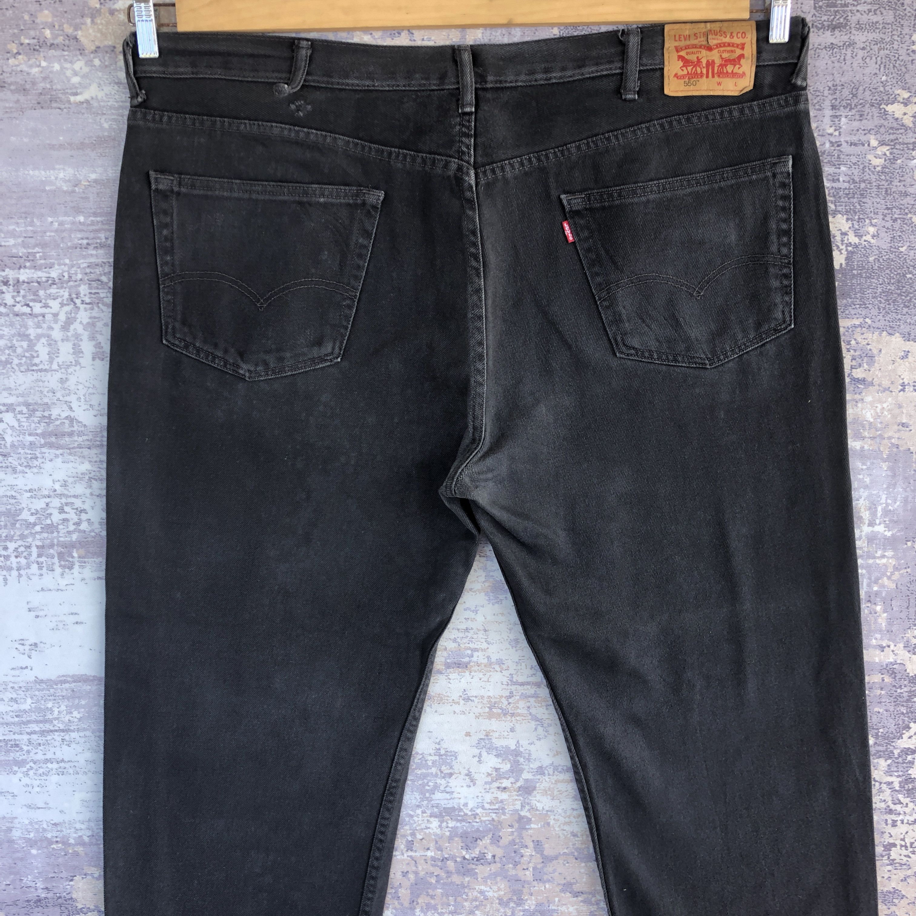 Levi's Vintage Levis 514 Jeans Big Size Levi's Faded Black Denim Size US 44 / EU 60 - 4 Thumbnail