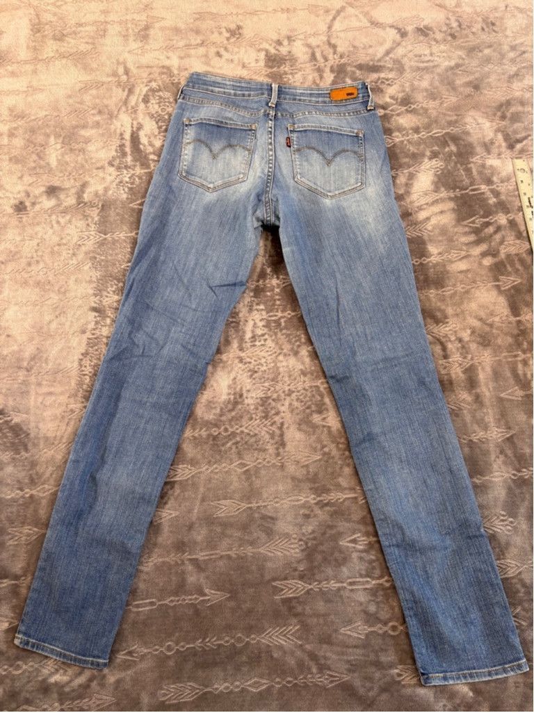 Levi's Women's Levi's Bold Curve Mid-Rise Skinny Jeans Size 28 Blue Size 28" / US 6 / IT 42 - 13 Thumbnail