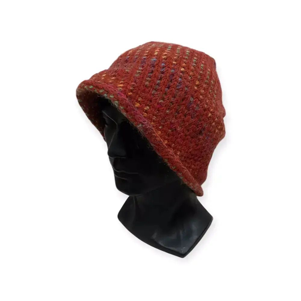 Japanese Brand Japanese Brand Crochet Beanie Hat Size ONE SIZE - 1 Thumbnail