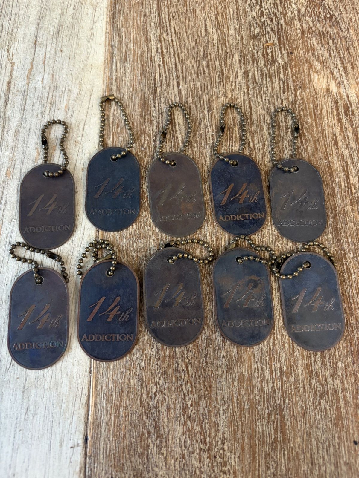 14th Addiction 14th Addiction Dog Tag INDIVIDUAL Size ONE SIZE - 1 Thumbnail