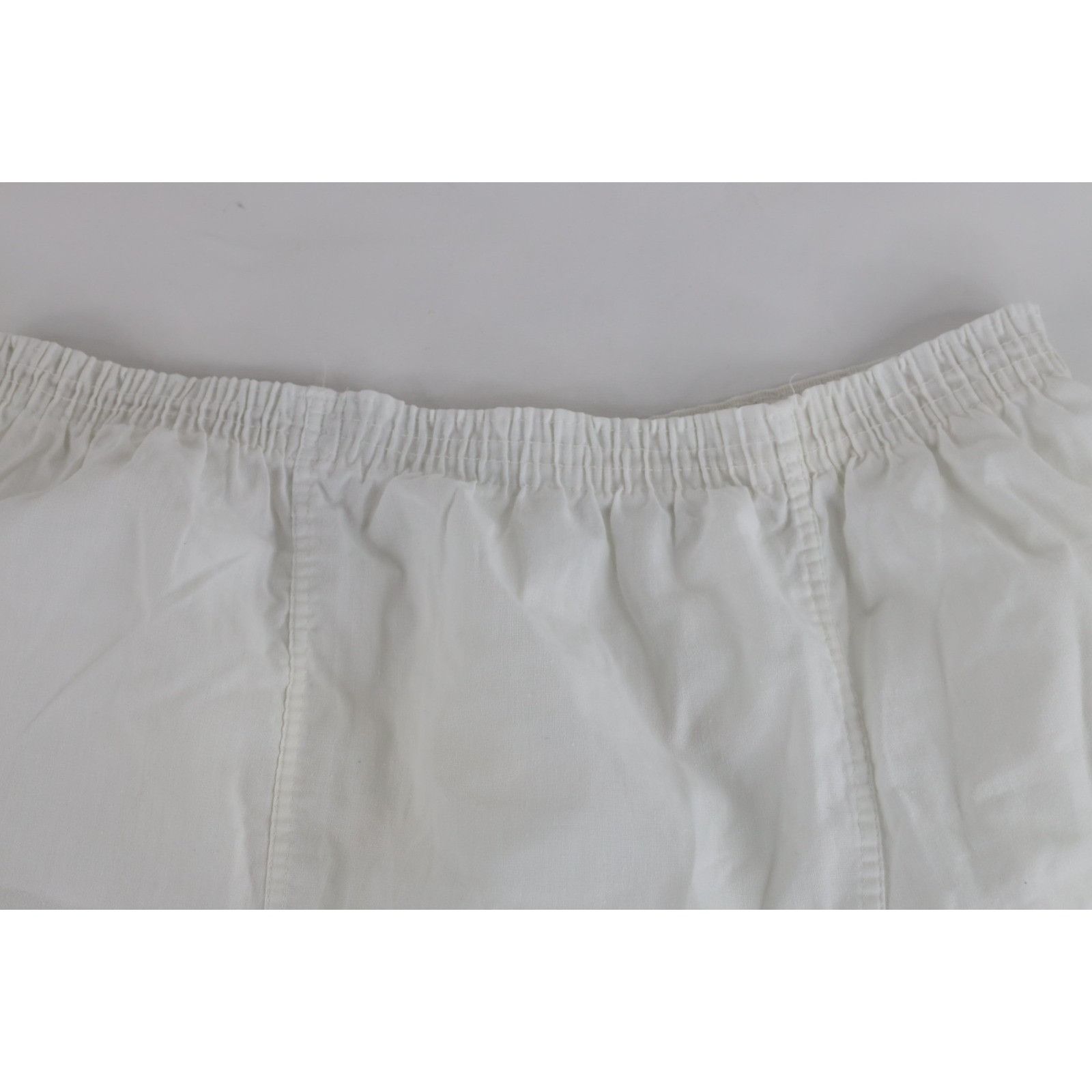 Vintage Vintage 60s 70s Blank Sheer Sleep Night Boxers Shorts White Size US 36 / EU 52 - 7 Thumbnail