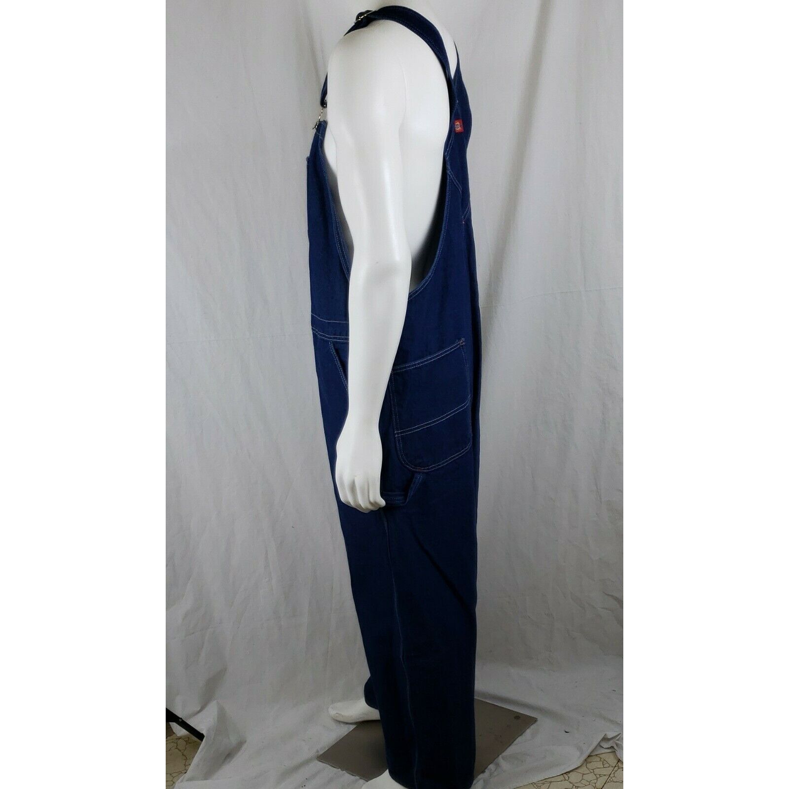 Dickies Dickies Denim Overalls Mens 46 x 27 Custom Baggy Blue Jeans Size US 44 / EU 60 - 8 Thumbnail