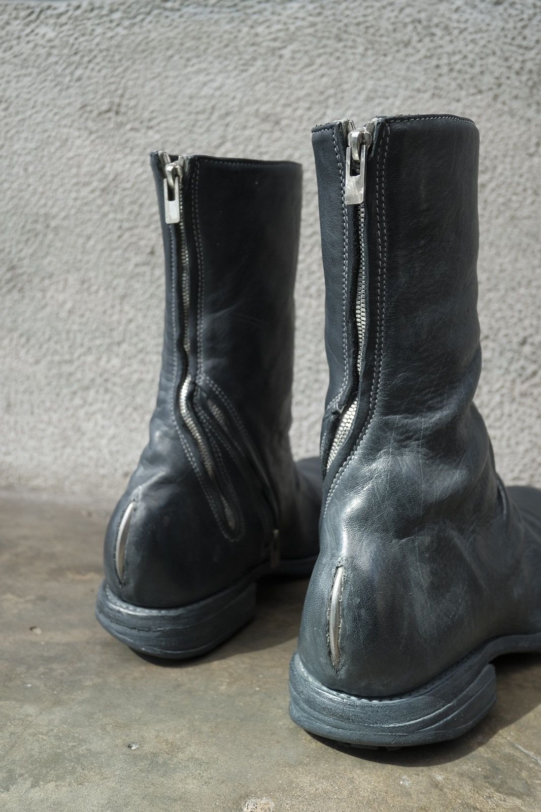 Carol Christian Poell Prosthetic Spur Biter Crimp Front Boots AM/2757SP Size US 9.5 / EU 42-43 - 5 Thumbnail