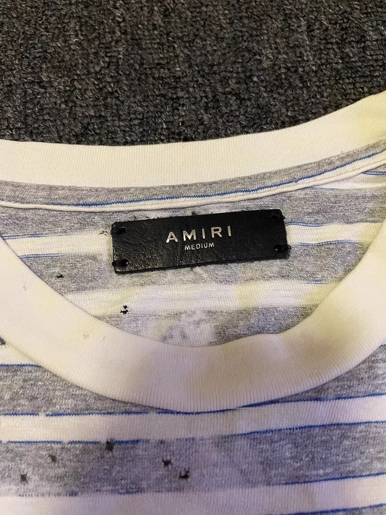 Amiri Amiri Size M Hole t-shirt Size US M / EU 48-50 / 2 - 2 Thumbnail