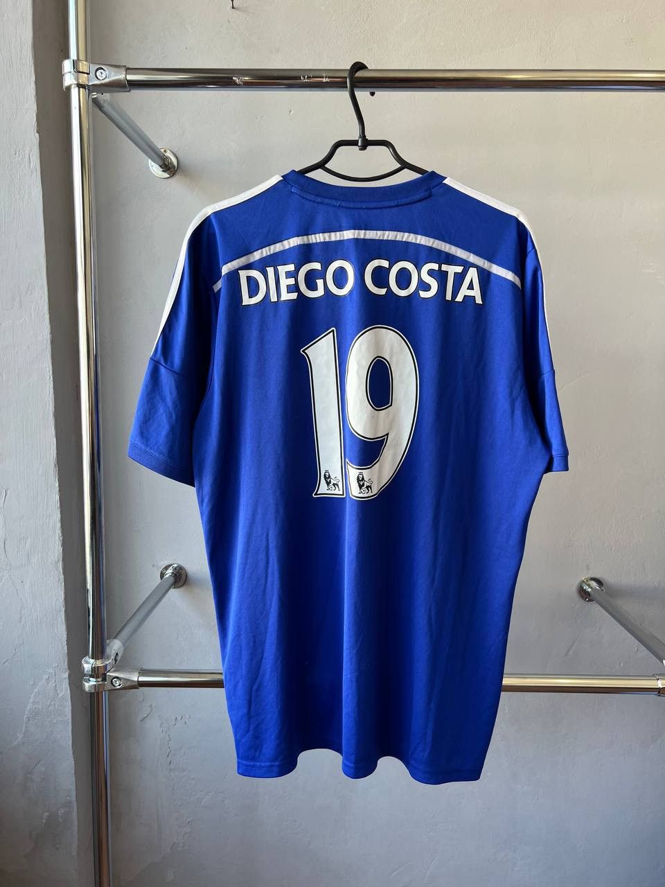 Adidas 2014/15 CHELSEA #19 DIEGO COSTA HOME SOCCER FOOTBALL JERSEY Size US XL / EU 56 / 4 - 3 Thumbnail