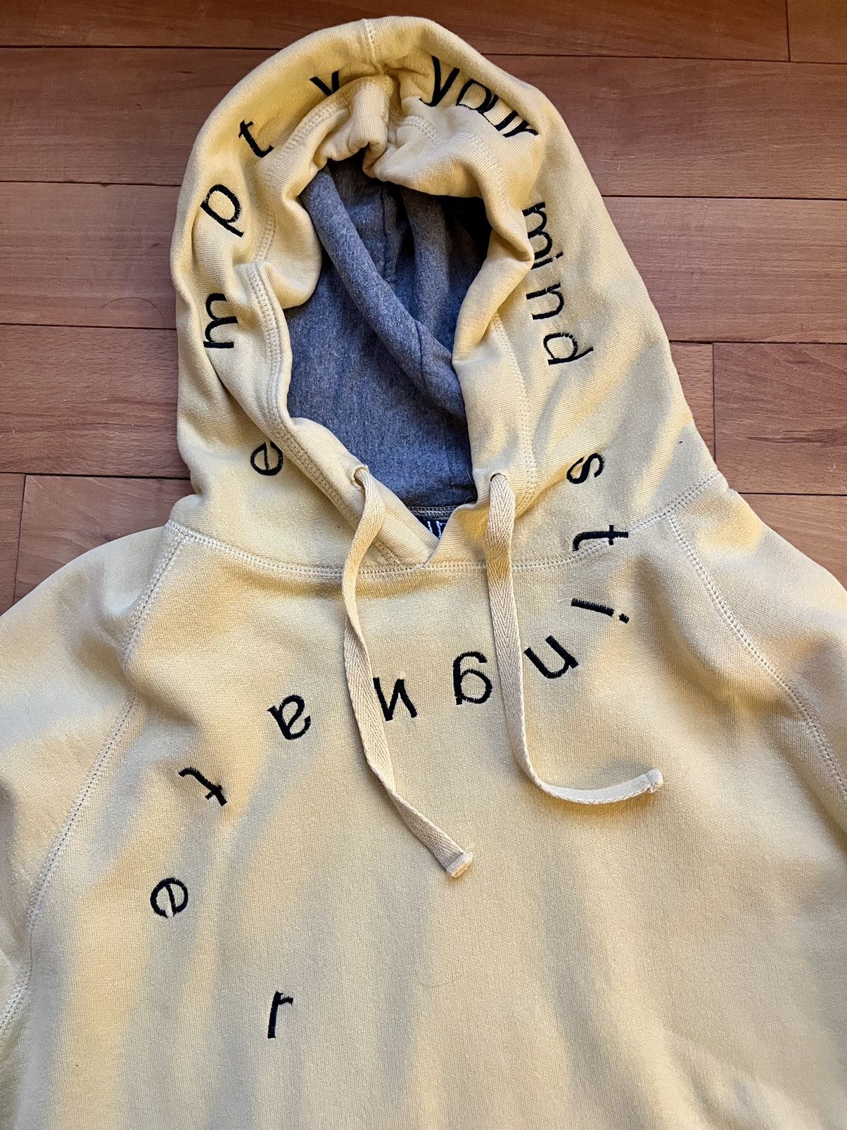 image of Stingwater 2017 Embroidered Hoodie in Yellow, Men's (Size Large)