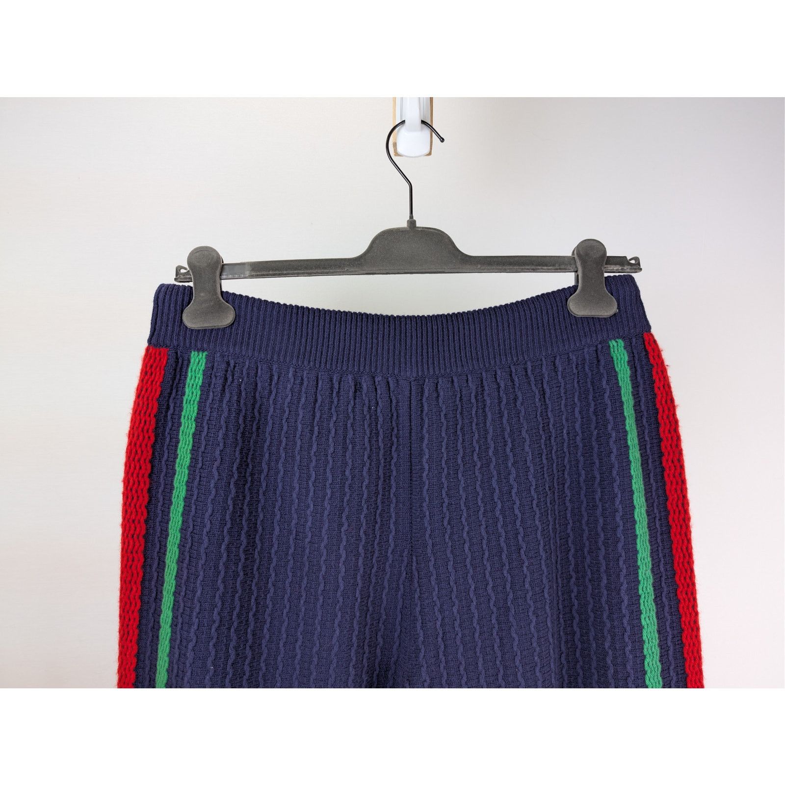 Gucci o1rshd1 Sweatpants Knitwear Pants With Web in Navy Blue Size US 32 / EU 48 - 9 Thumbnail