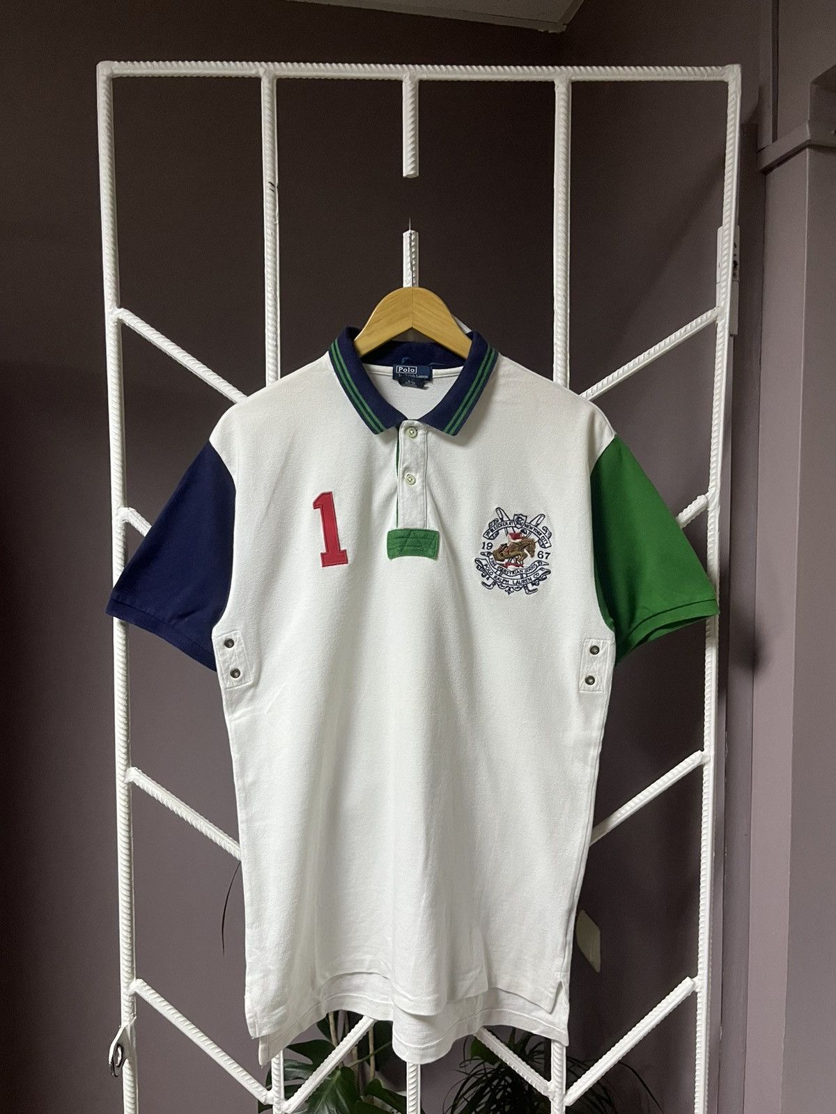 Polo Ralph Lauren Vintage Polo Ralph Lauren Big Logo Y2K Polo Size US M / EU 48-50 / 2 - 1 Thumbnail