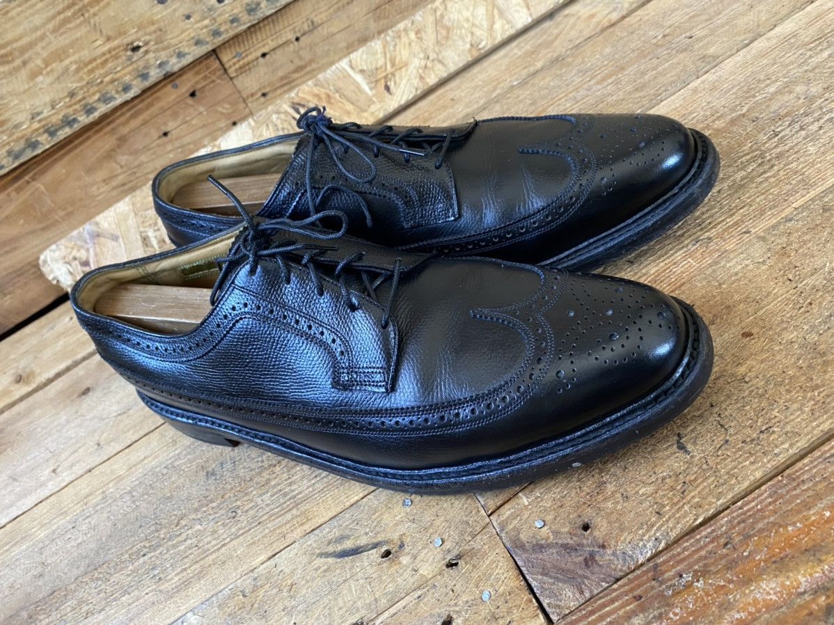 Florsheim × Vintage Vintage pebble grain wingtip oxford leather shoes 12C Size US 12 / EU 45 - 11 Thumbnail