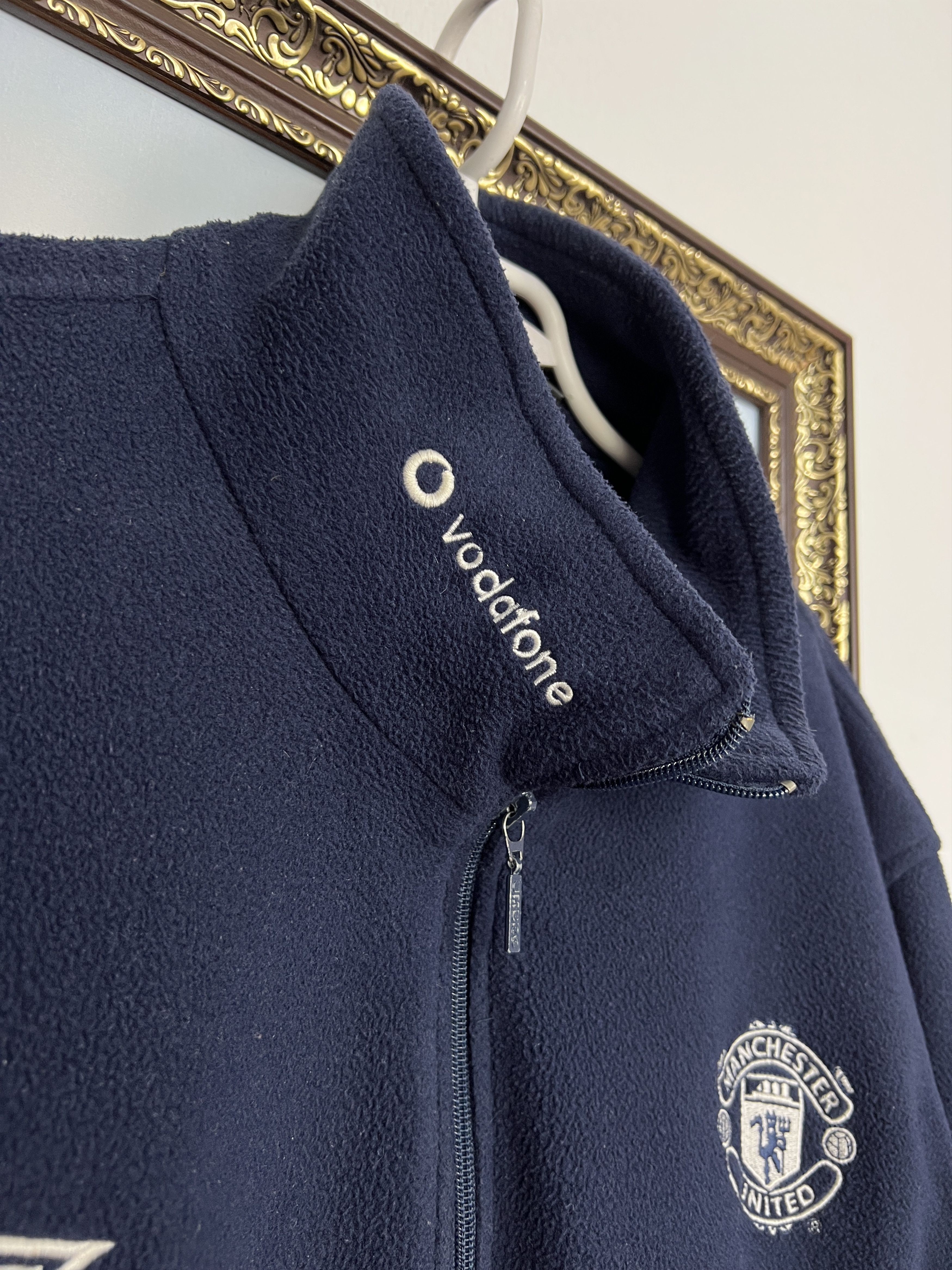 Umbro Vintage Manchester United Fleece Jacket Soccer Track Top Size US XXL / EU 58 / 5 - 3 Thumbnail