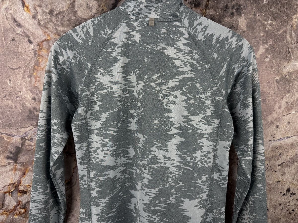 Nike Nike Training Half Zip Pullover Gray Camo Athletic Sweatshir Size M / US 6-8 / IT 42-44 - 11 Thumbnail