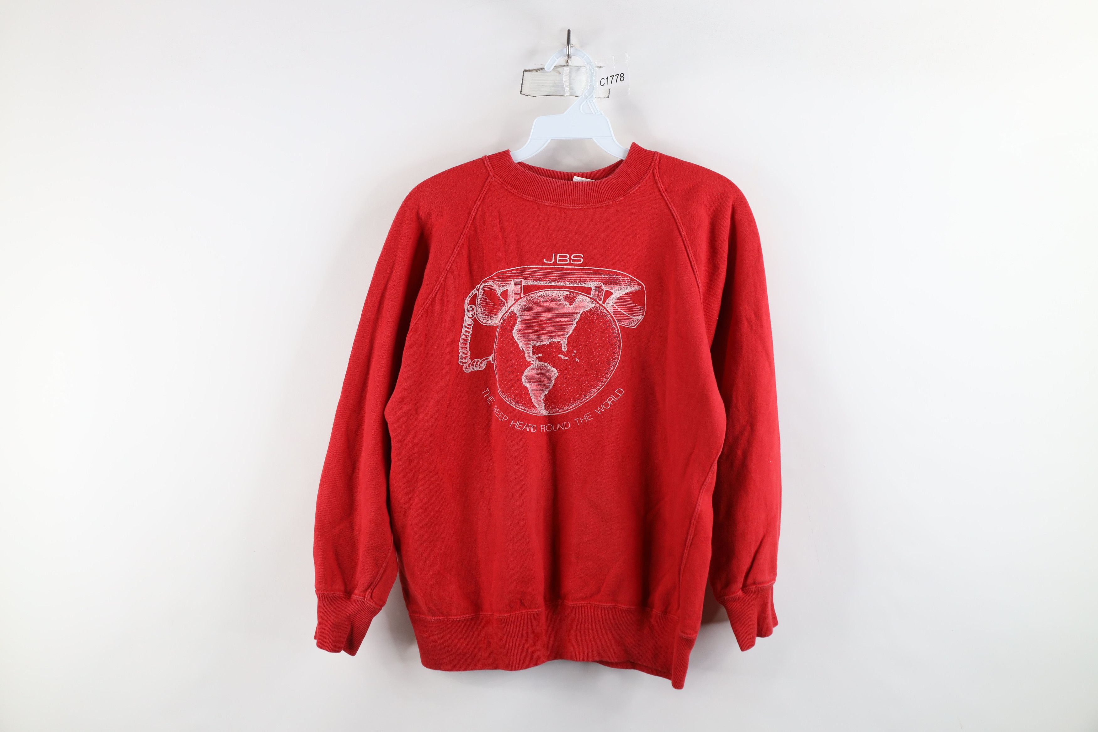 Vintage Vintage 70s 80s Beep Heard Around The World Sweatshirt Size L / US 10 / IT 46 - 1 Thumbnail