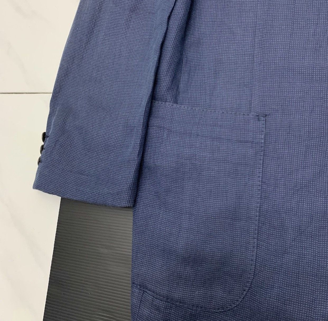 Balmain Balmain Paris Hemp Indigo Blazer Jacket Size US XL / EU 56 / 4 - 7 Thumbnail