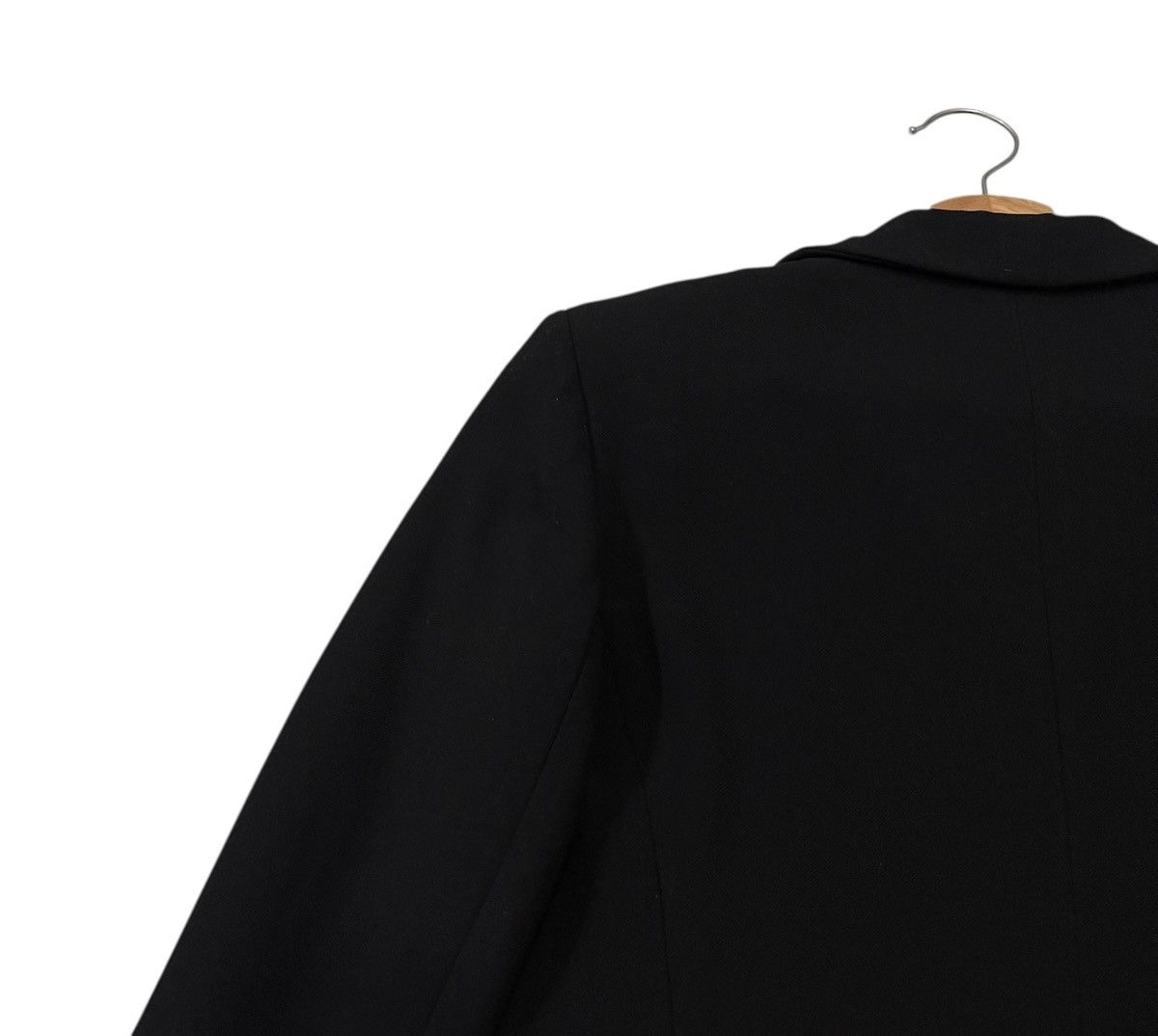 Vintage Donna Karan Signature Wool Rayon Hook Button Jacket