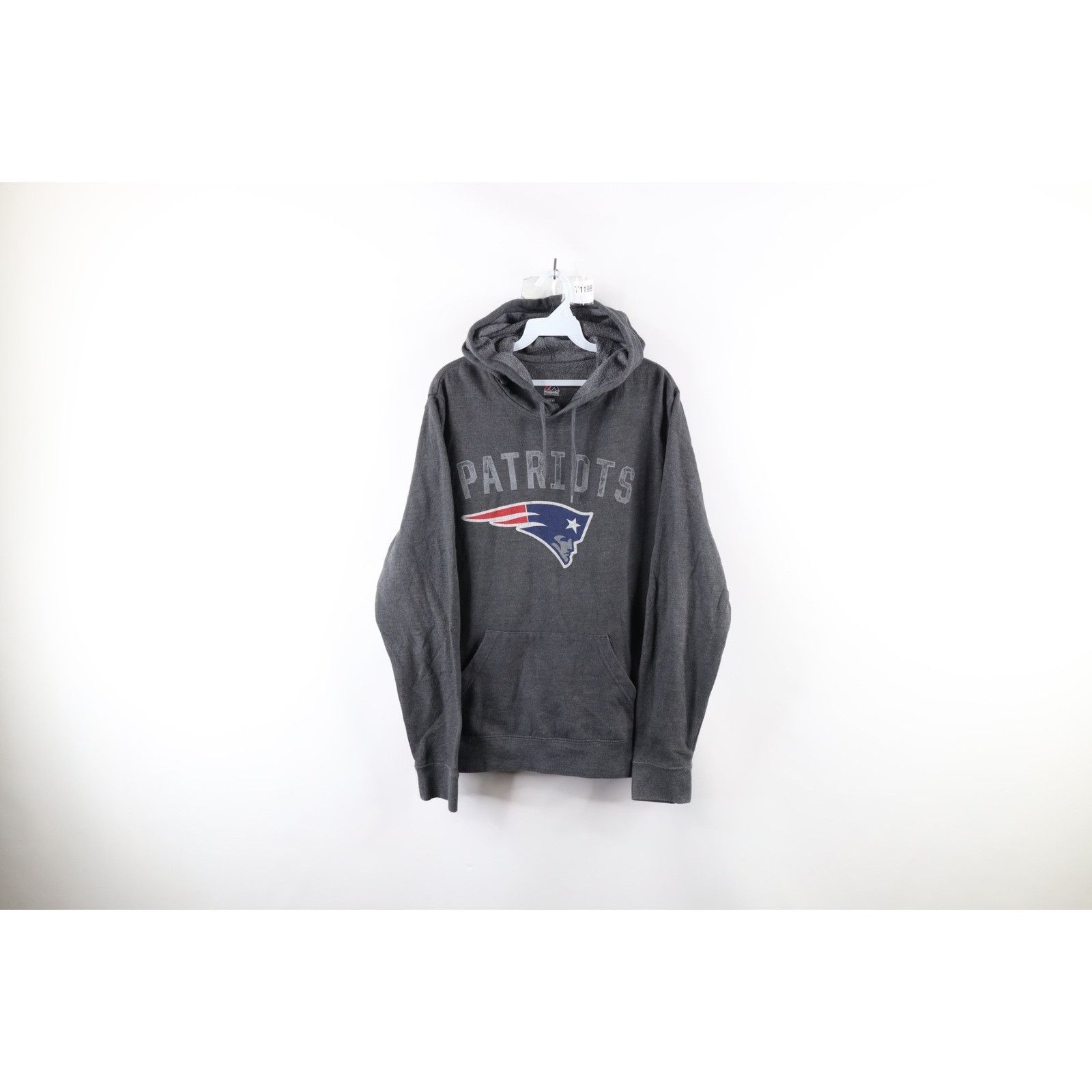 Majestic Majestic Spell Out New England Patriots Football Hoodie Size US M / EU 48-50 / 2 - 1 Thumbnail