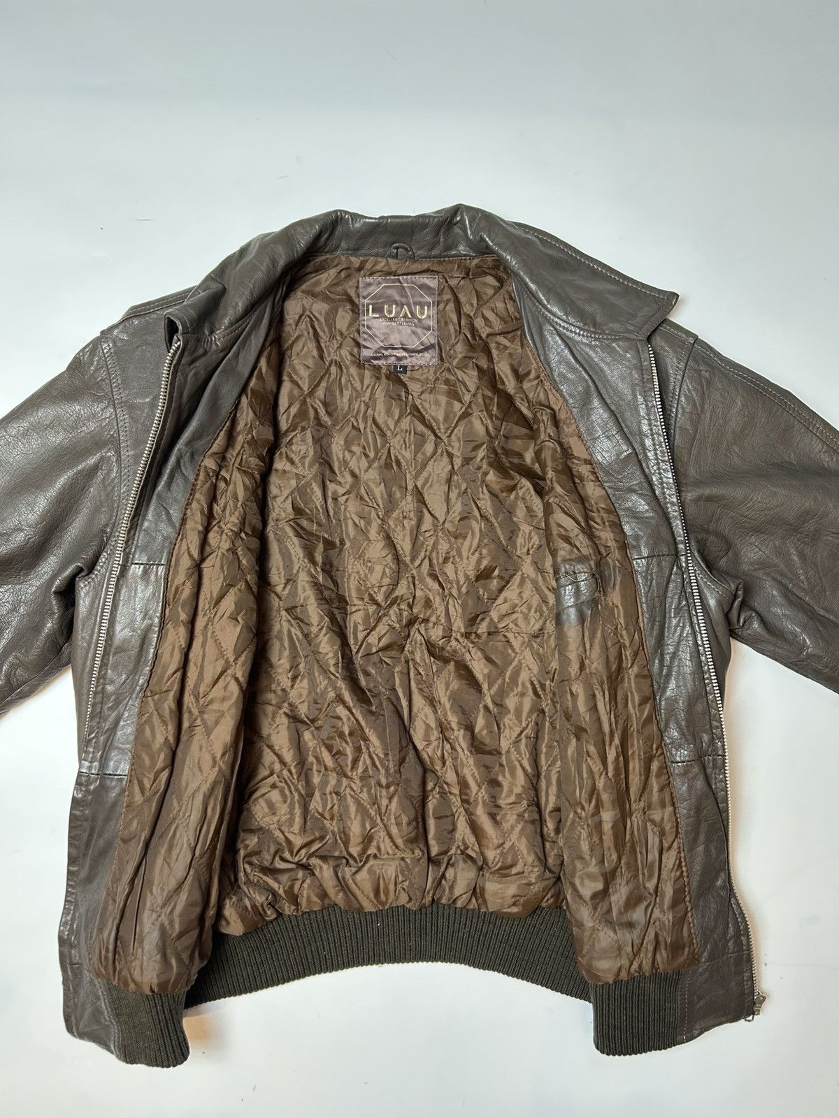 Designer × Japanese Brand LUAU ATSUKAWA SHUO LEATHER JACKET Size US L / EU 52-54 / 3 - 3 Thumbnail