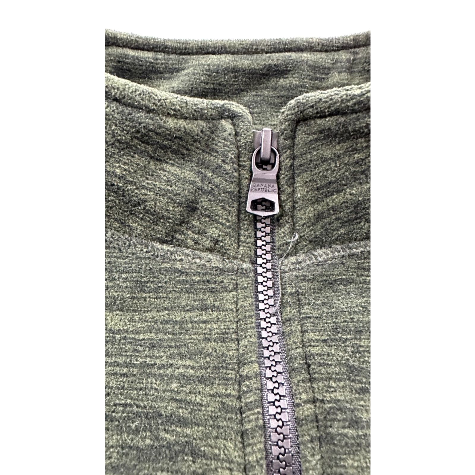 Banana Republic Banana Republic Sweatshirt Mens Medium Green Arctic Fleece Mock Neck Half Zip Size US M / EU 48-50 / 2 - 3 Thumbnail
