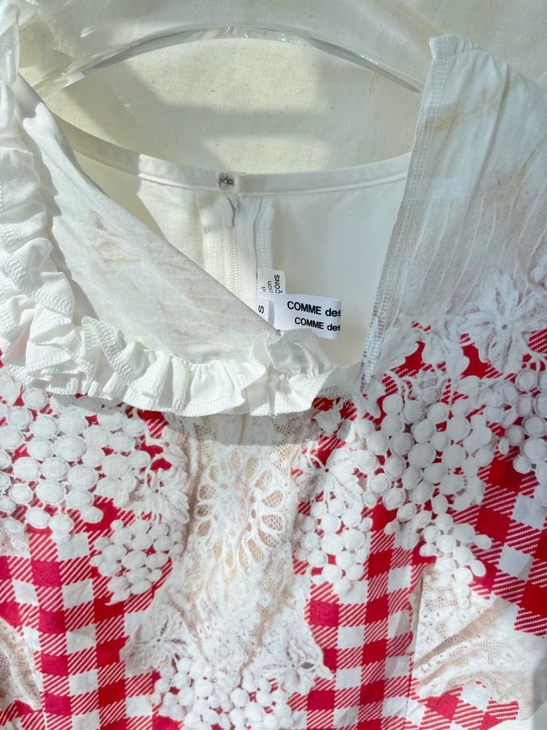 Comme des Garcons Comme Des Garcons Rococo Print Top Three-Quarter Sleeve Sh Size S / US 4 / IT 40 - 2 Thumbnail